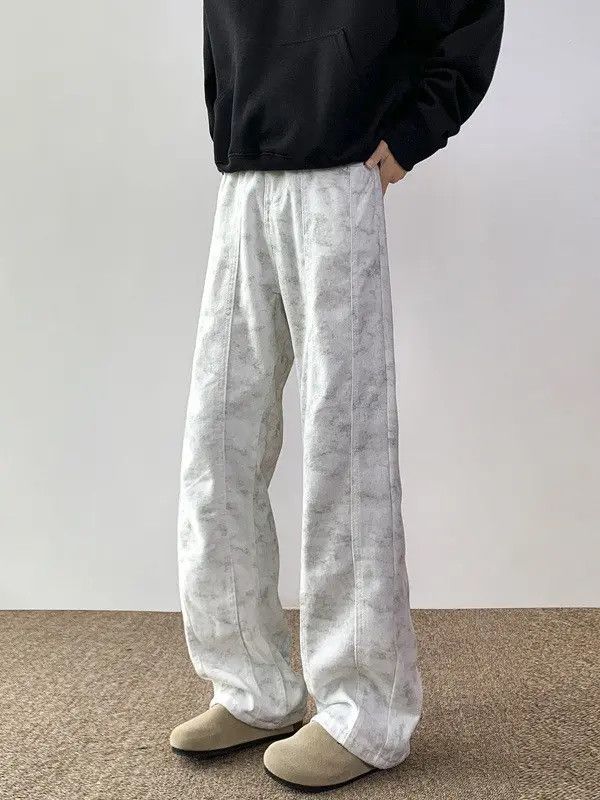 Japanese Brand Retro loose slightly flared wide leg jeans Size US 32 / EU 48 - 1 Thumbnail