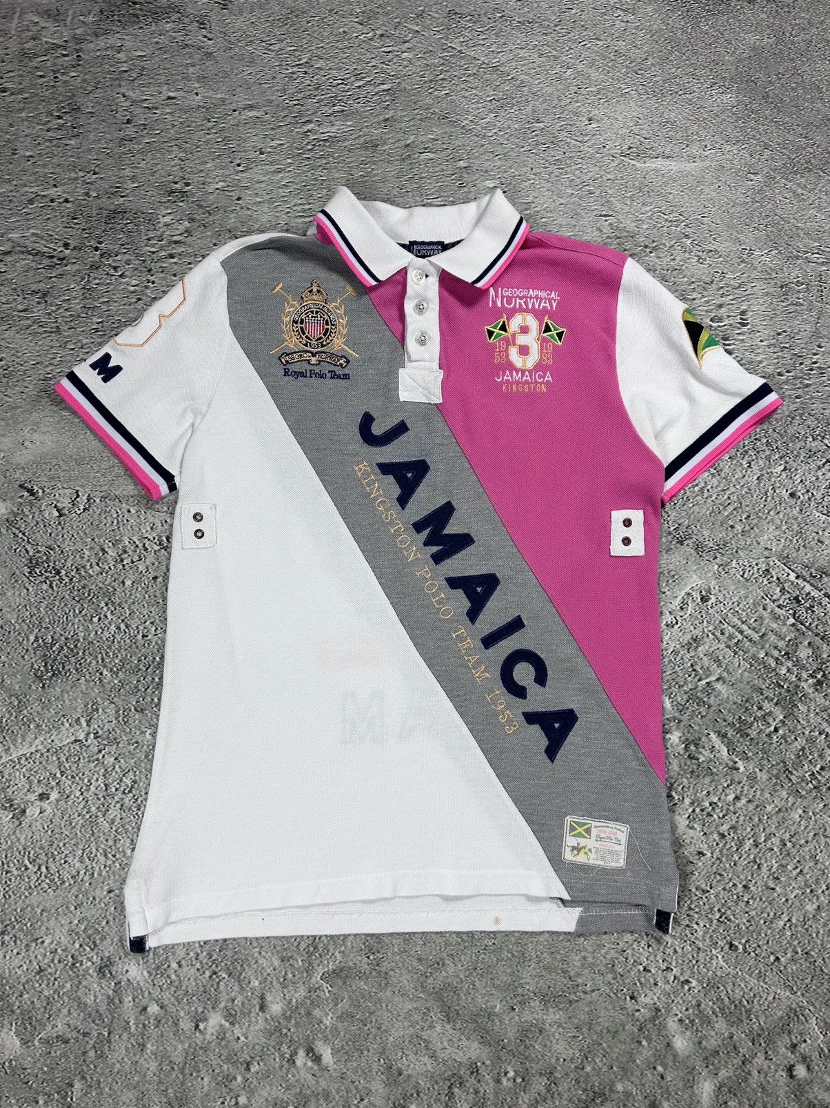 Other Chief Keef Polo Jamaica Geografical Norway Pink Rasta Size US L / EU 52-54 / 3 - 1 Thumbnail