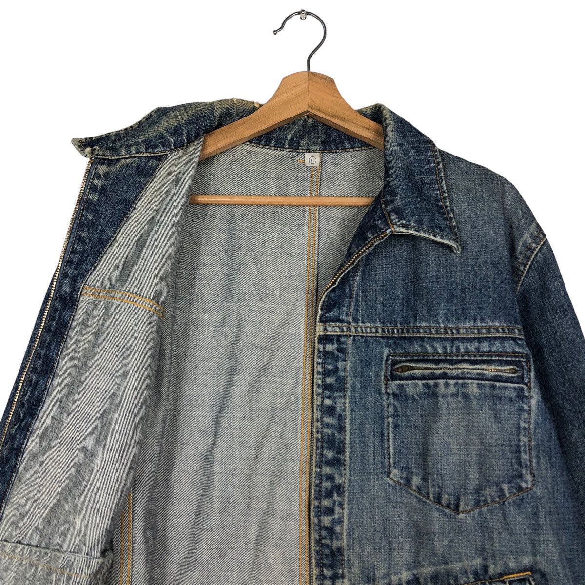 Japanese Brand 🔥Vintage Chore Denim Jacket Uniqlo Japan Issey Miyake Size US XL / EU 56 / 4 - 12 Thumbnail