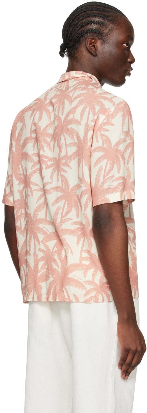 Palm Angels o1y0325 Patterned Shirt in Off White/Pink Size US M / EU 48-50 / 2 - 3 Thumbnail