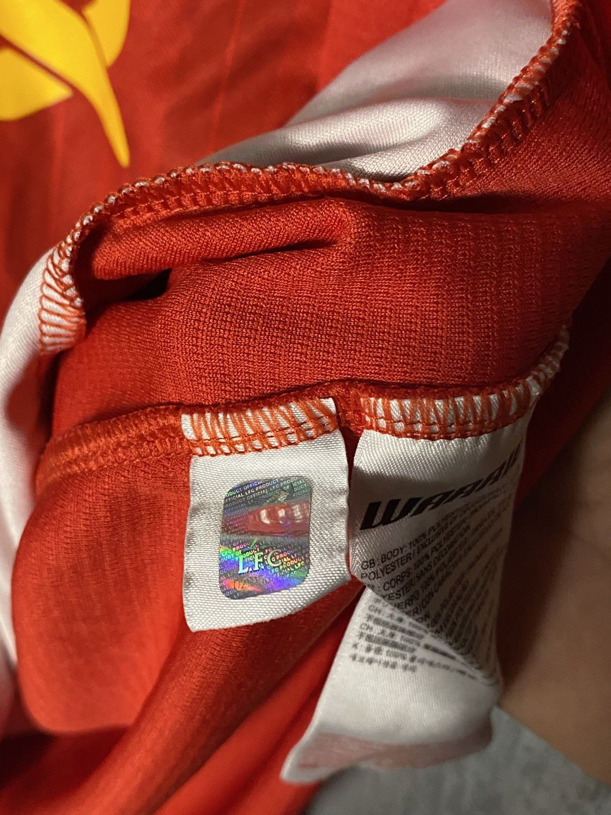 Other UK × Warrior 2013/2014 Liverpool Warrior Soccer Jersey Football shirt Size US M / EU 48-50 / 2 - 5 Thumbnail
