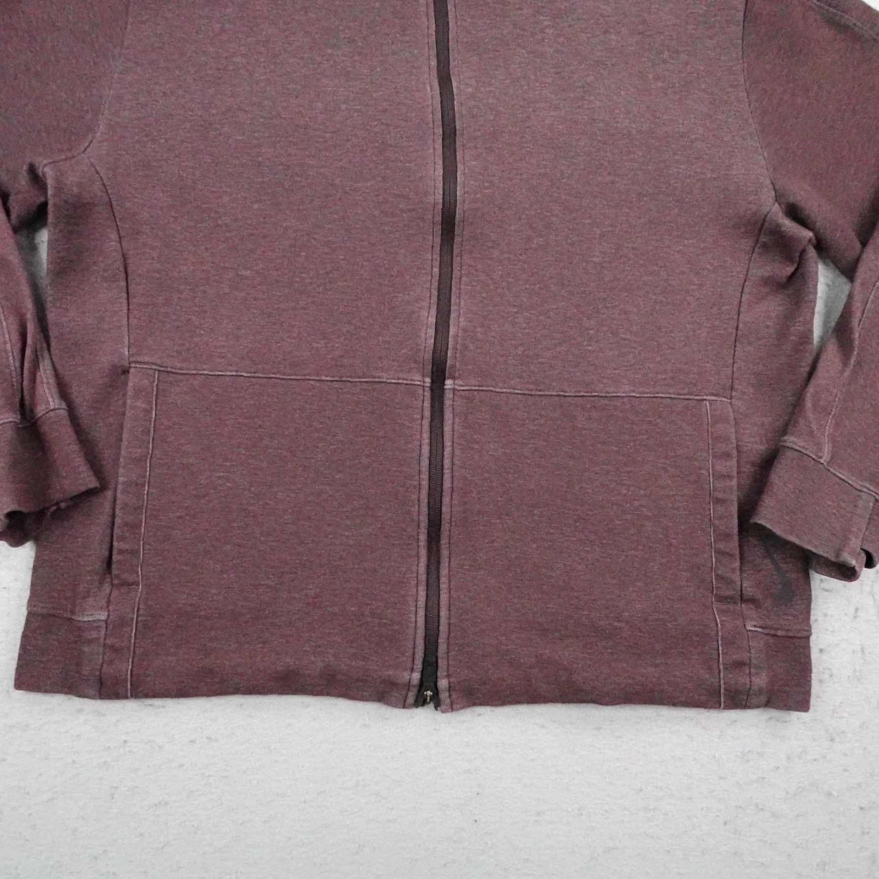 Nike Nike Hoodie Mens Large Red Dri Fit Full Zip Up Sweatshirt Warmup Athletic Yoga Size US L / EU 52-54 / 3 - 3 Thumbnail