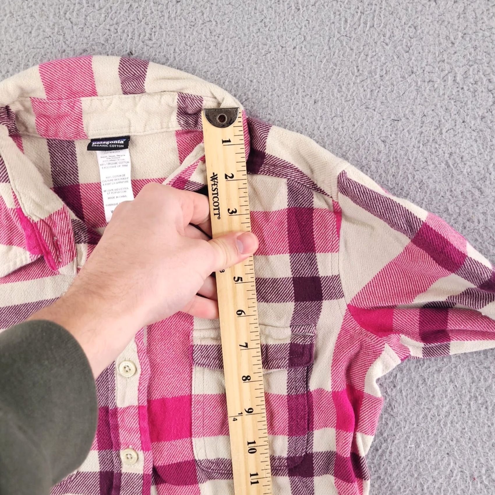 Patagonia Patagonia Shirt Womens Size 0 Flannel Button-Up Long Sleeve Pink Plaid Size XS / US 0-2 / IT 36-38 - 7 Thumbnail