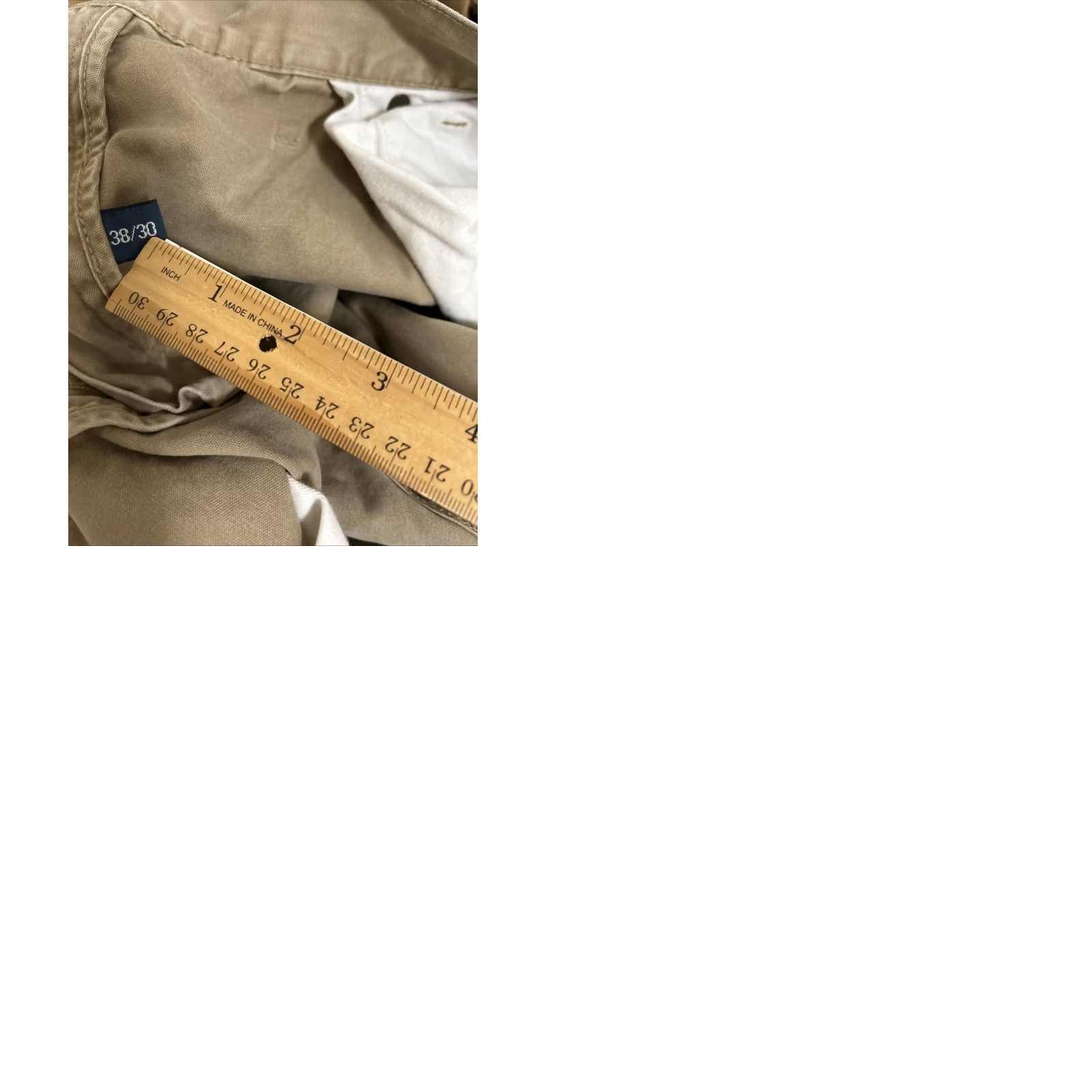 Polo Ralph Lauren VINTAGE Polo Ralph Lauren Pants Mens 38x30 Tan Authentic Dungarees Straight Khaki Size US M / EU 48-50 / 2 - 9 Thumbnail