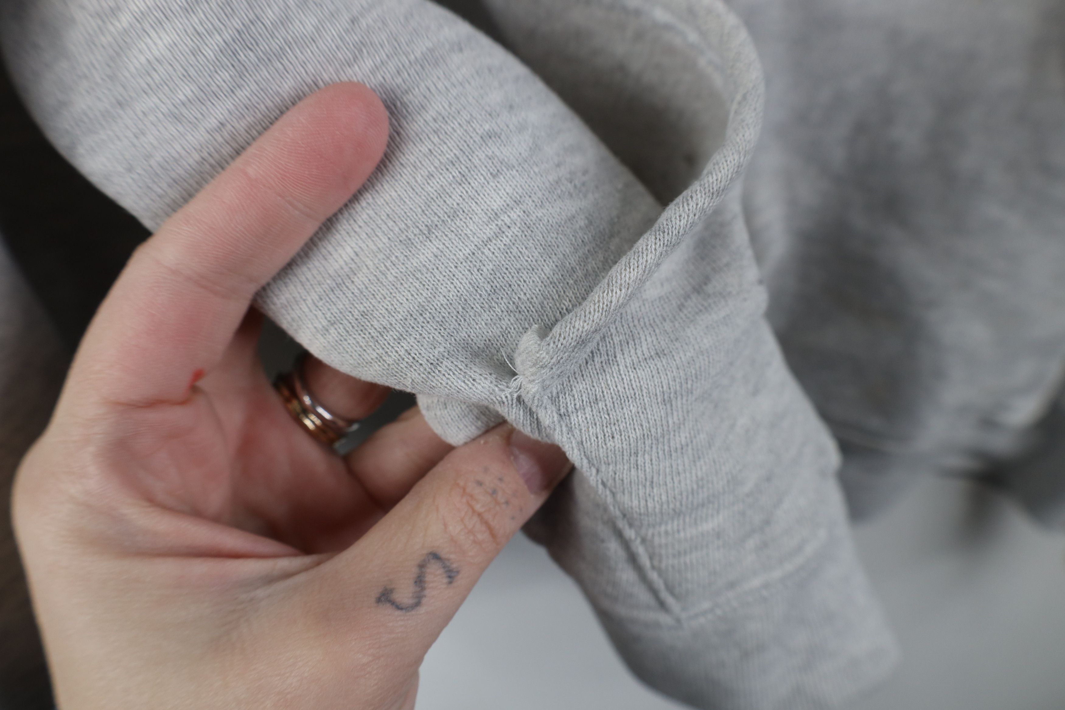 Russell Athletic Vintage 90s Russell Athletic Blank Hoodie Sweatshirt Gray Size US M / EU 48-50 / 2 - 7 Thumbnail