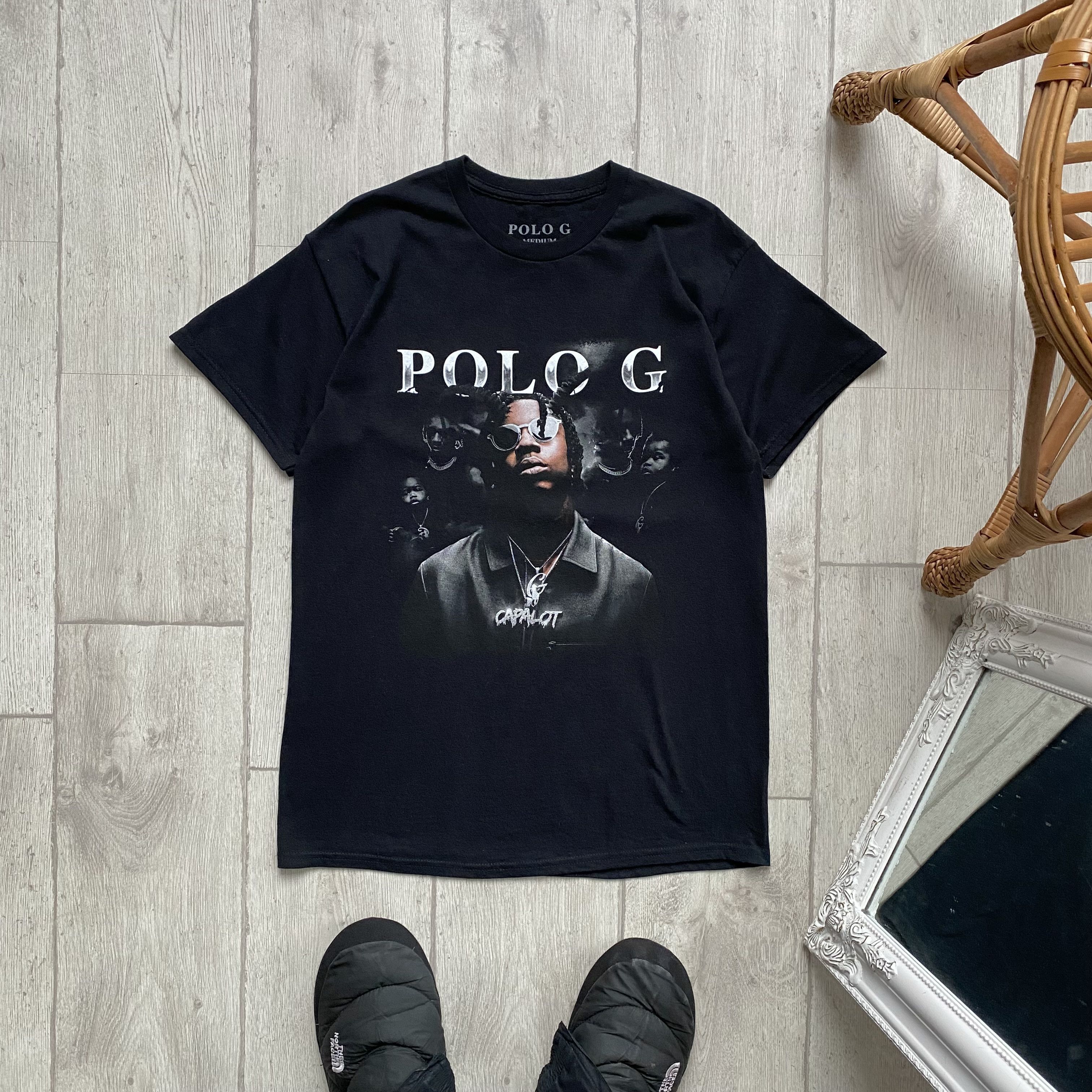 Band Tees 🎙️ Polo G Official Merch The Goat Graphic Rap Tee Size US M / EU 48-50 / 2 - 1 Thumbnail