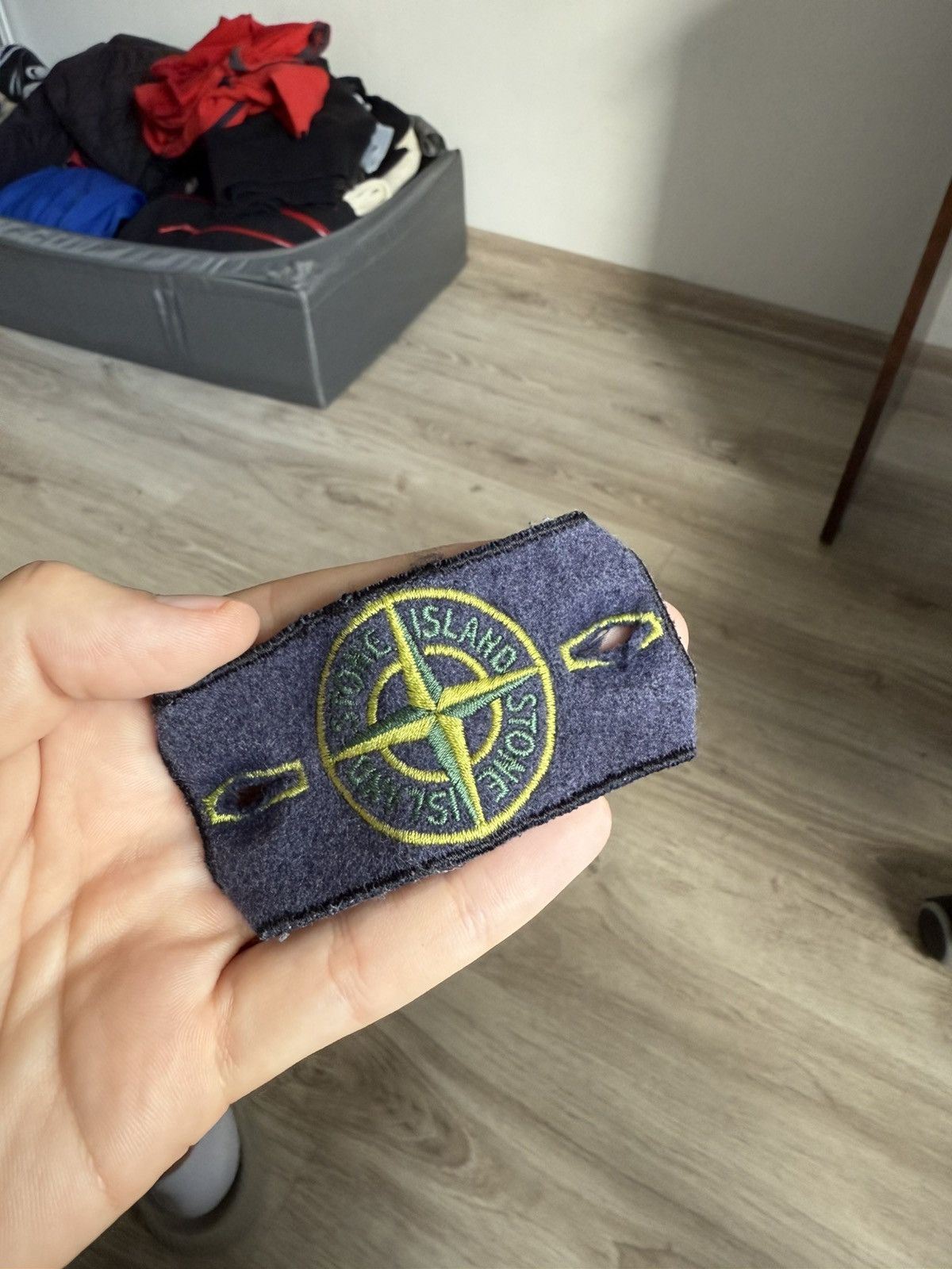 Stone Island Stone Island Garment Dyed Blue Compass Patch Crewneck Size US XL / EU 56 / 4 - 5 Thumbnail
