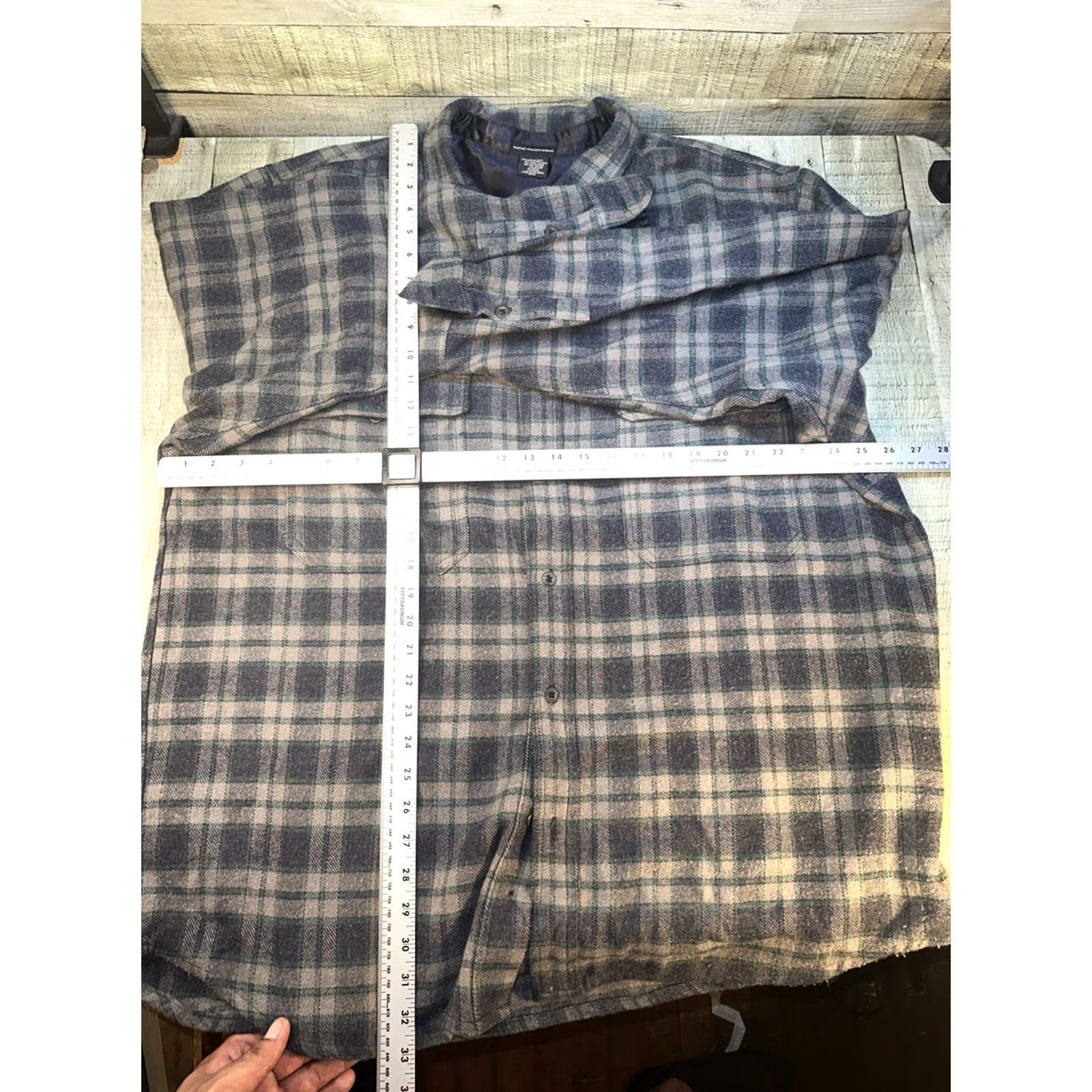Vintage VINTAGE Marithé François Girbaud Plaid Shirt Jacket XXL Lined Wool Blend Mens 2XL Green Plaid Overshirt Jacket Size US XXL / EU 58 / 5 - 3 Thumbnail