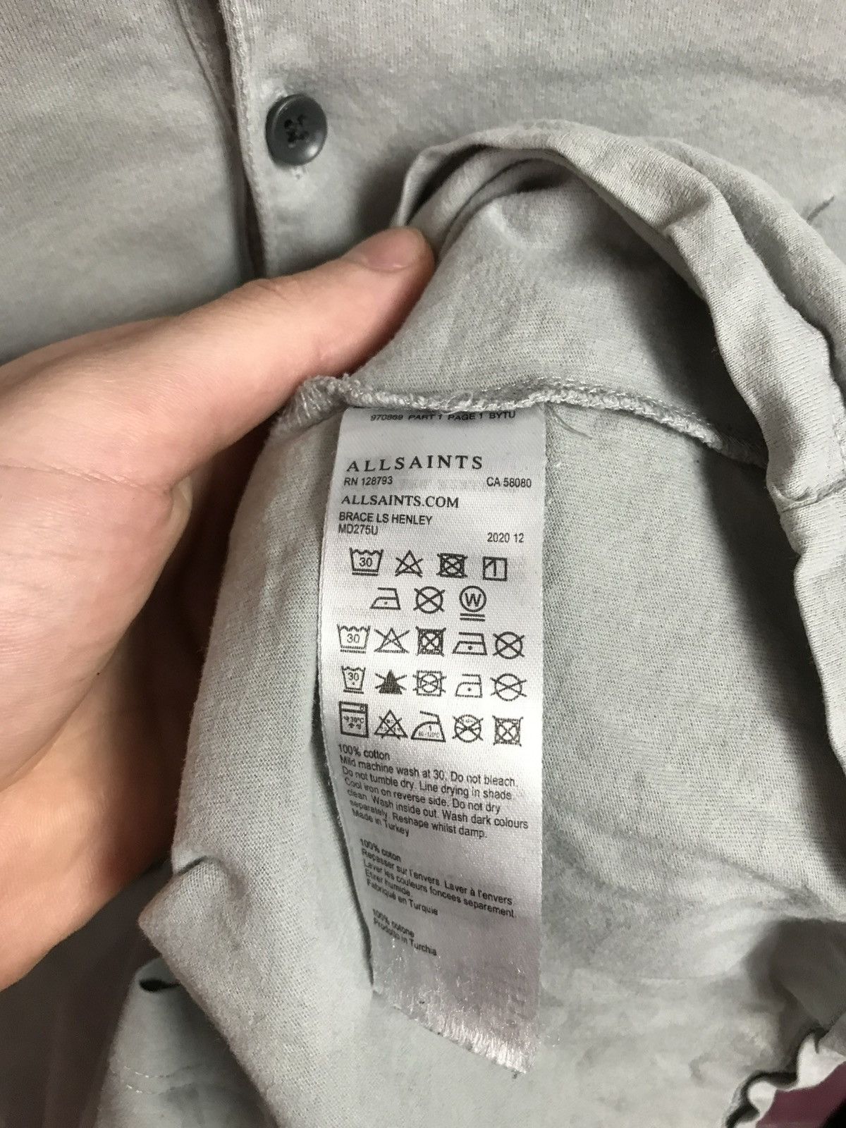 Allsaints Allsaints luxury streetwear tee Size US L / EU 52-54 / 3 - 4 Thumbnail