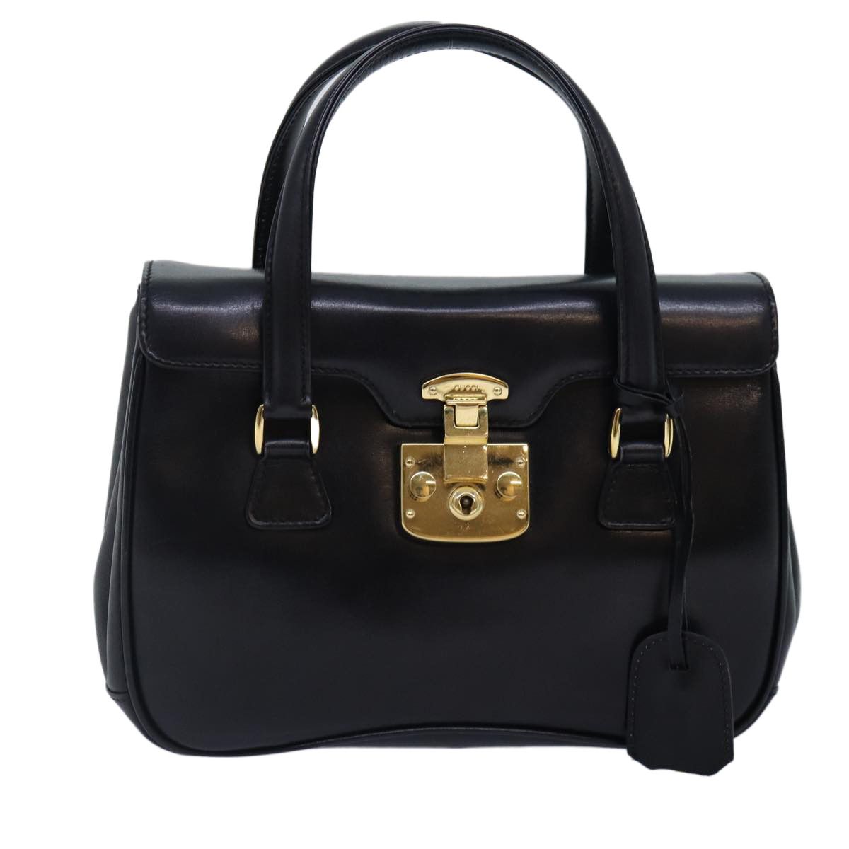 Gucci Lady Lock Black Leather Handbag (Pre-Owned) Size ONE SIZE - 1 Thumbnail