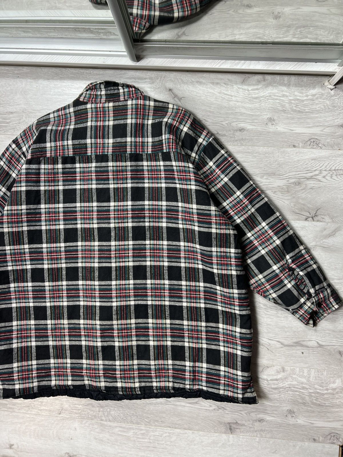 Dickies Vintage Dickies Checked Paded Over Shirt 3/4 Sleeve Jacket Size US XXL / EU 58 / 5 - 10 Thumbnail