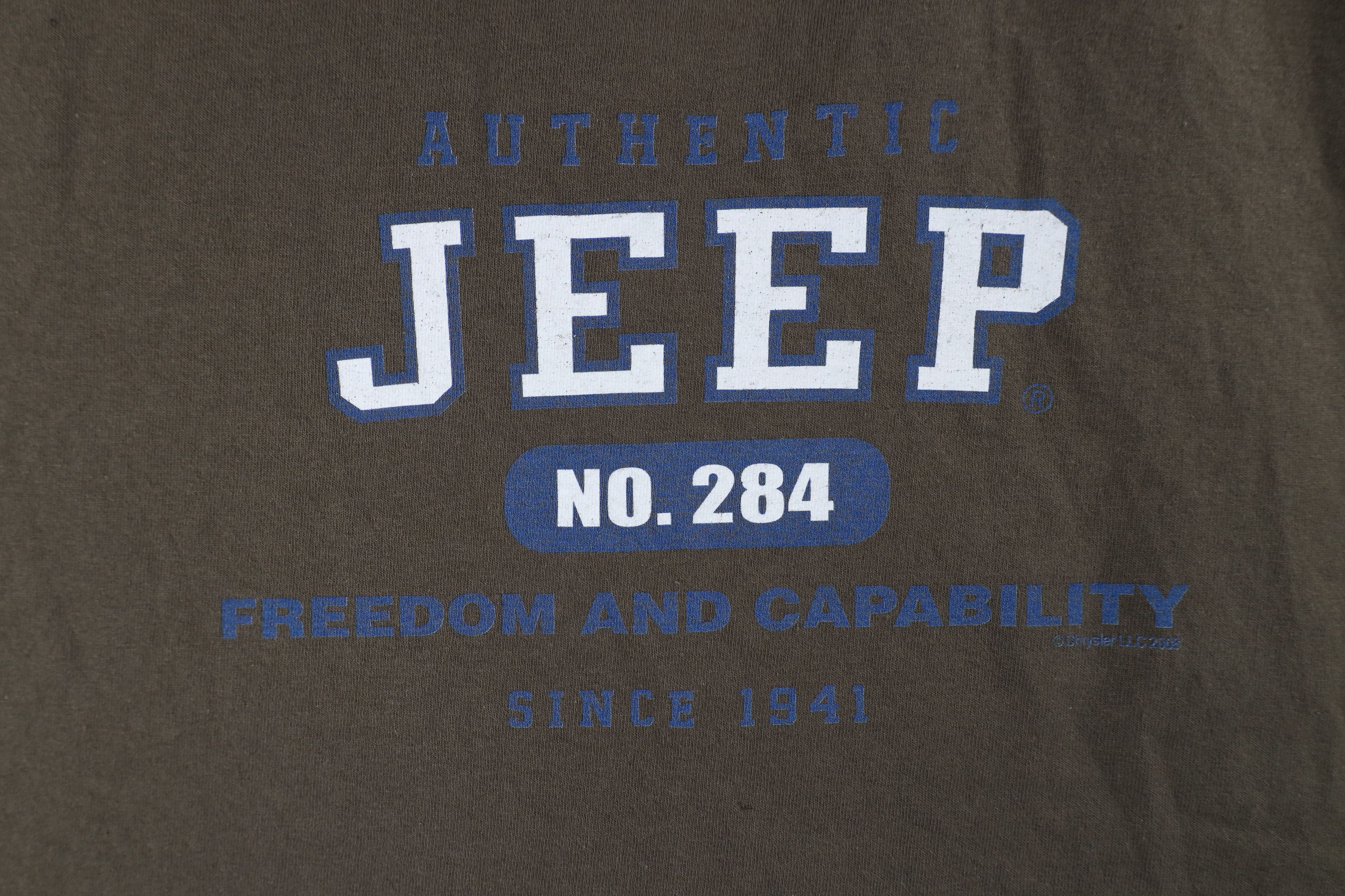 Vintage Vintage Y2K 2008 Out Jeep Motor Co Short Sleeve T-Shirt Size US XXL / EU 58 / 5 - 4 Thumbnail