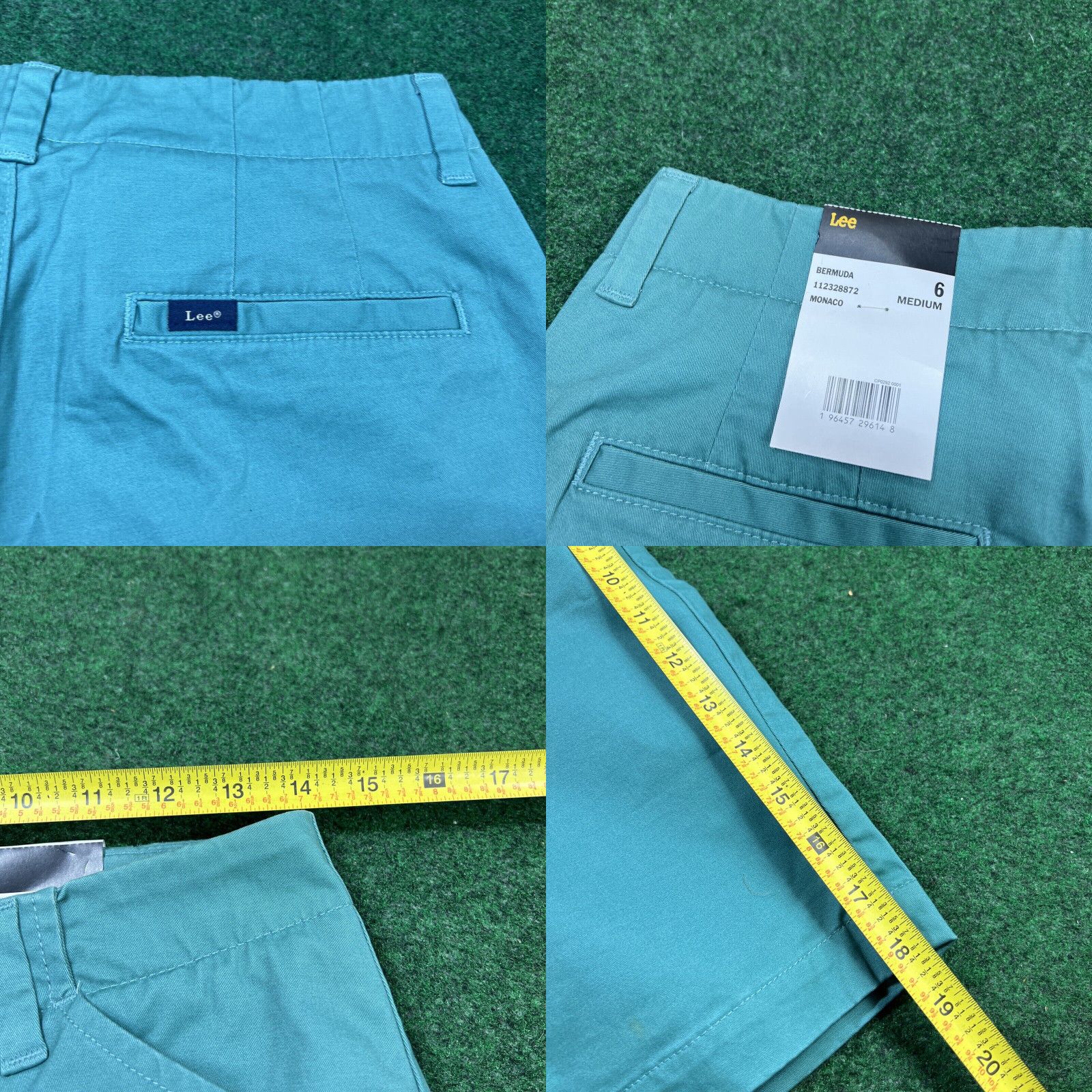Lee New With Tags Lee Monaco Green Bermuda Shorts Women's 6M 28x10 Size 28" / US 6 / IT 42 - 8 Thumbnail