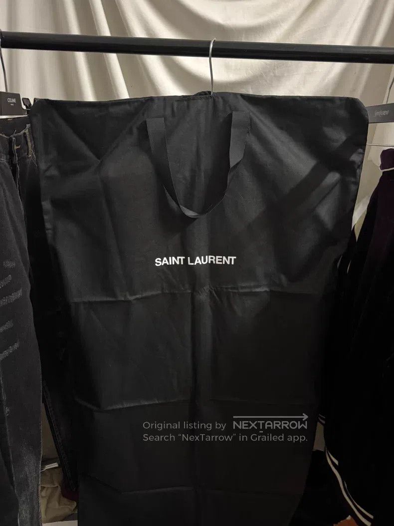 Saint Laurent Paris Saint Laurent Paris Black and White Baseball Jacket Size XS / US 0-2 / IT 36-38 - 6 Thumbnail
