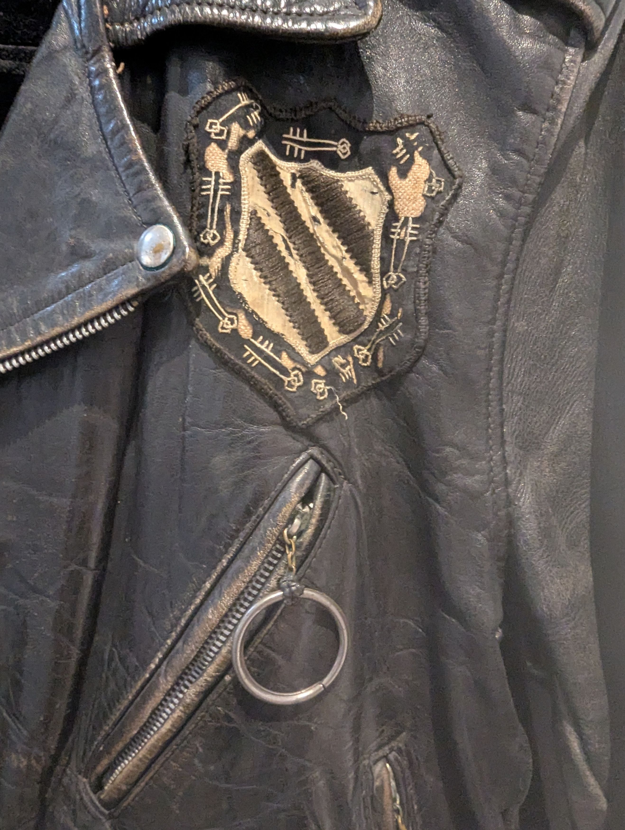 Schott Vintage WW2 Era Schott Perfecto Leather Jacket Size US XXS / EU 40 - 10 Thumbnail