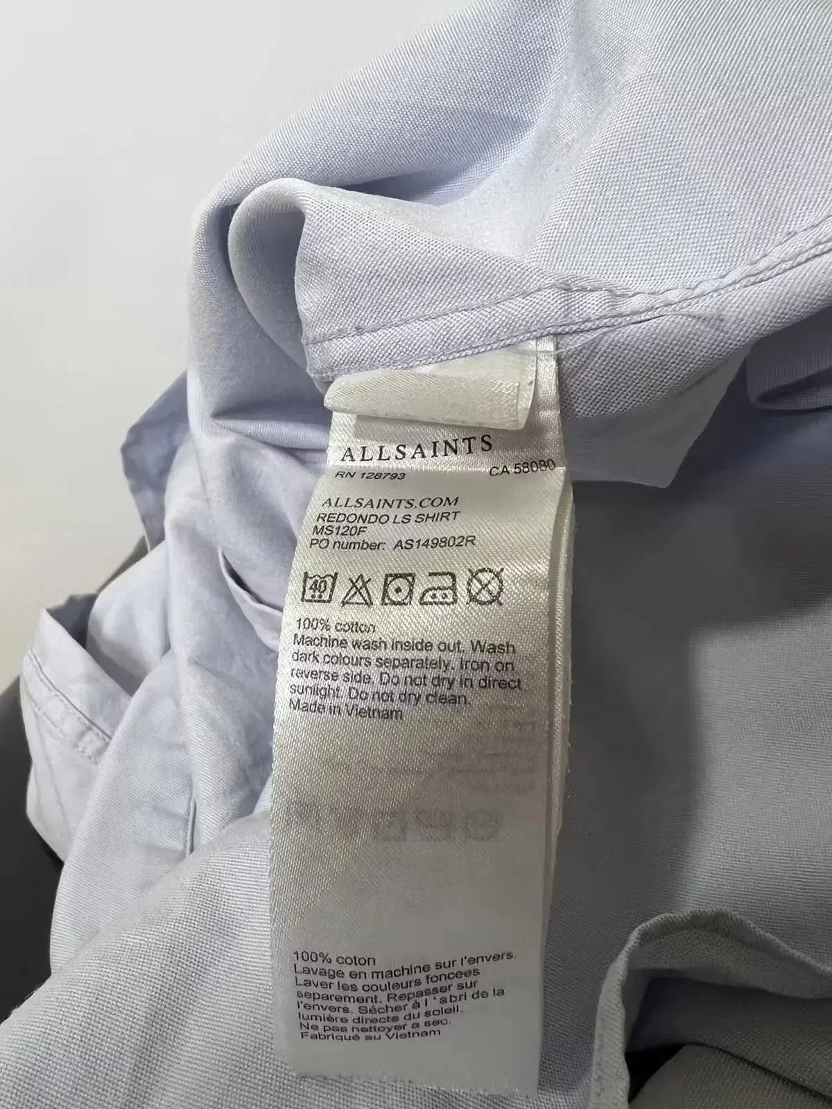 Allsaints × Japanese Brand All Saints redondo LS shirt Size US XS / EU 42 / 0 - 5 Thumbnail