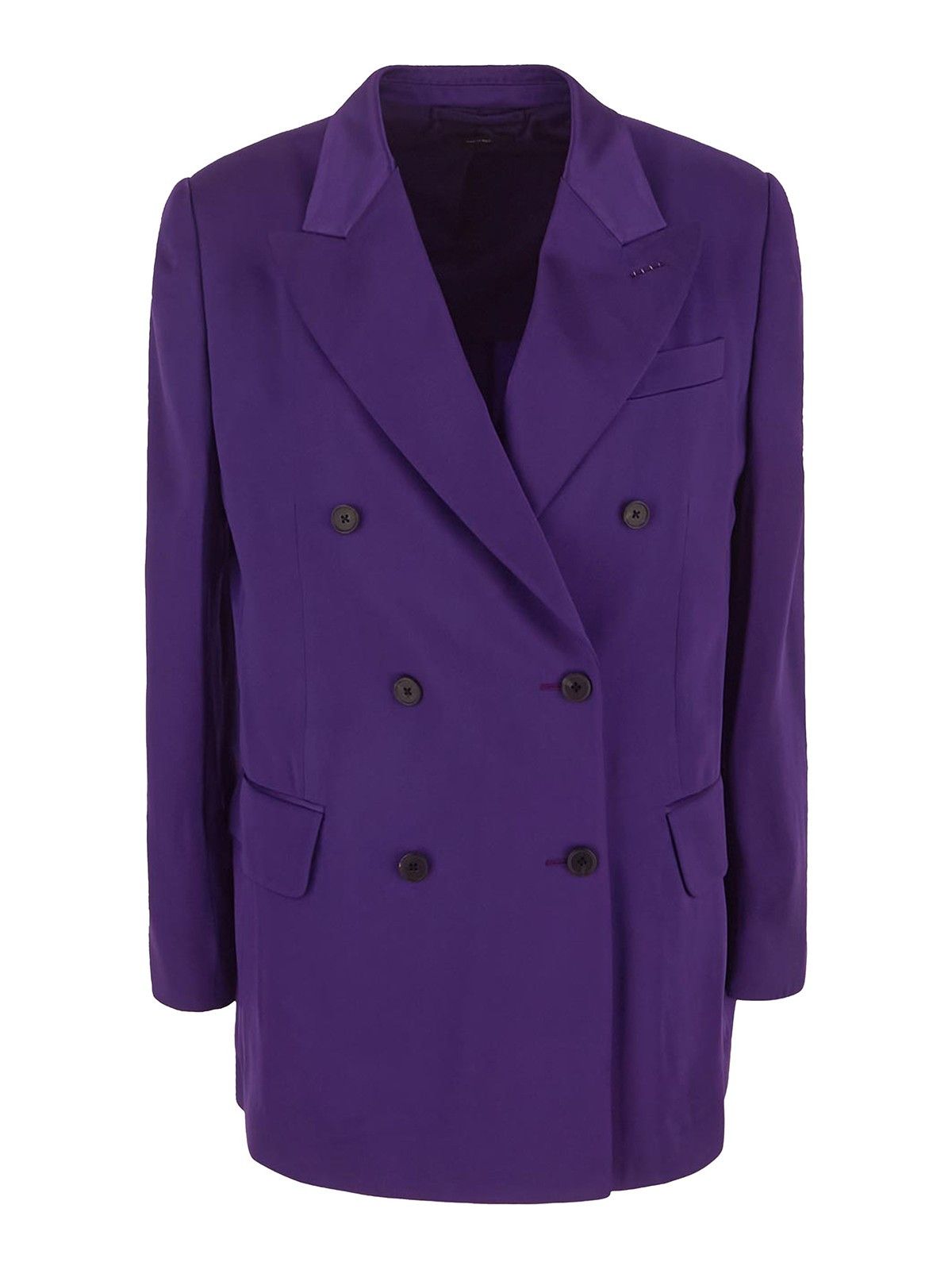 Tom Ford o1w1db10225 GI2915 Double-breasted Blazer in Dark Purple Size S / US 4 / IT 40 - 1 Thumbnail
