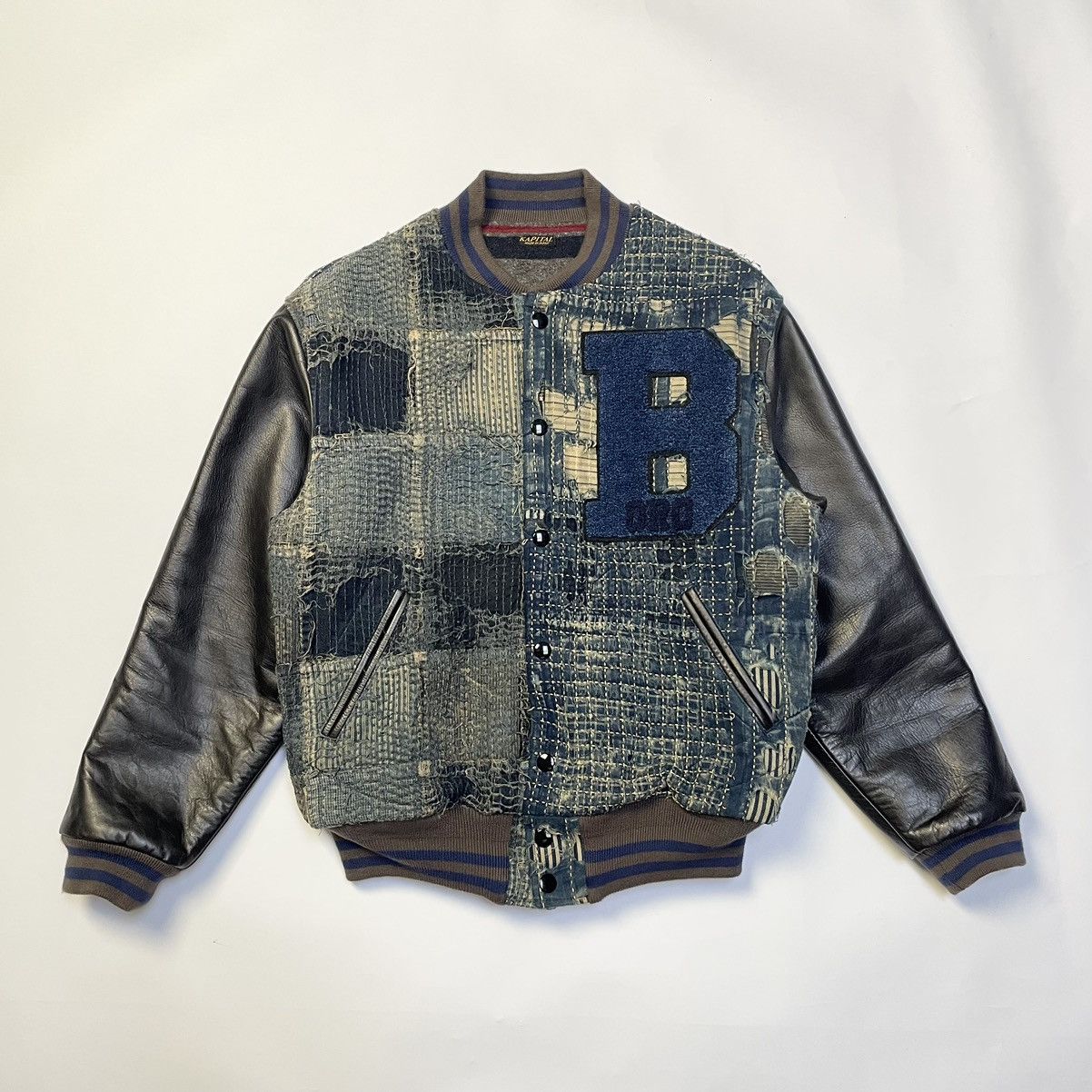 Kapital Boro Sashiko Bomber Jacket Size US M / EU 48-50 / 2 - 23 Thumbnail