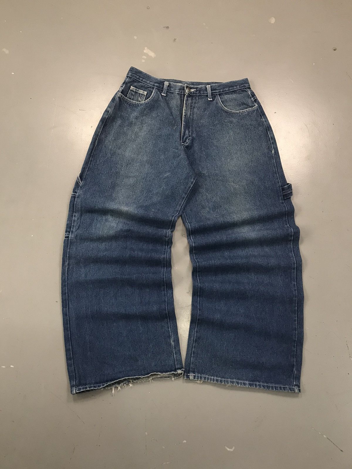 JNCO × Southpole × Vintage Vintage soho’s spell out baggy fit denim Size US 34 / EU 50 - 2 Thumbnail