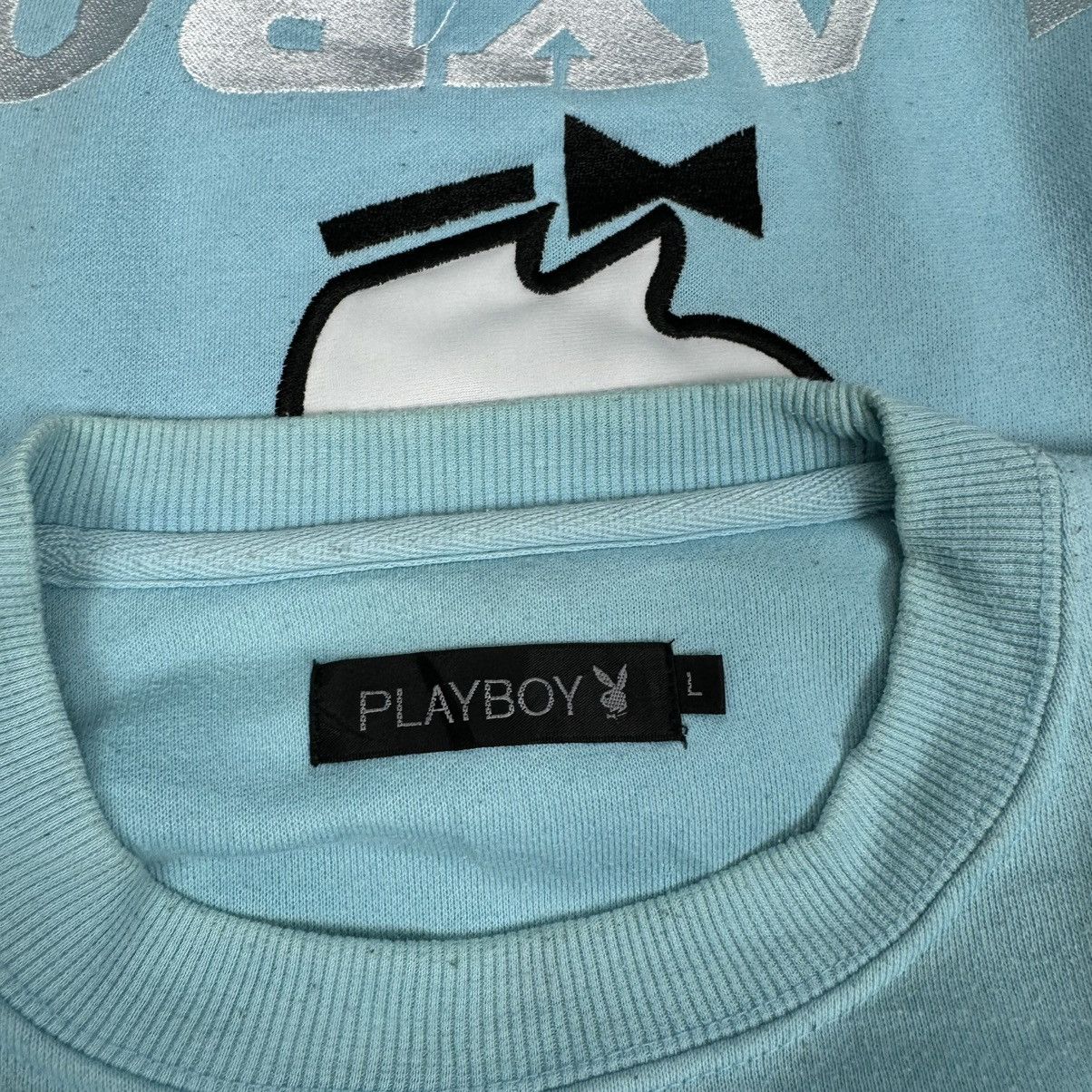 Playboy × Vintage ⚡️PLAYBOY BUNNY BIG LOGO CREWNECK SWEATSHIRT Size US L / EU 52-54 / 3 - 8 Thumbnail