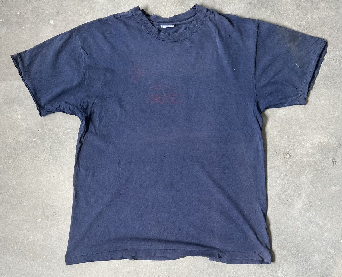 Vintage VINTAGE HANES WELL FADED & DISTRESSED TEE Size US L / EU 52-54 / 3 - 1 Thumbnail