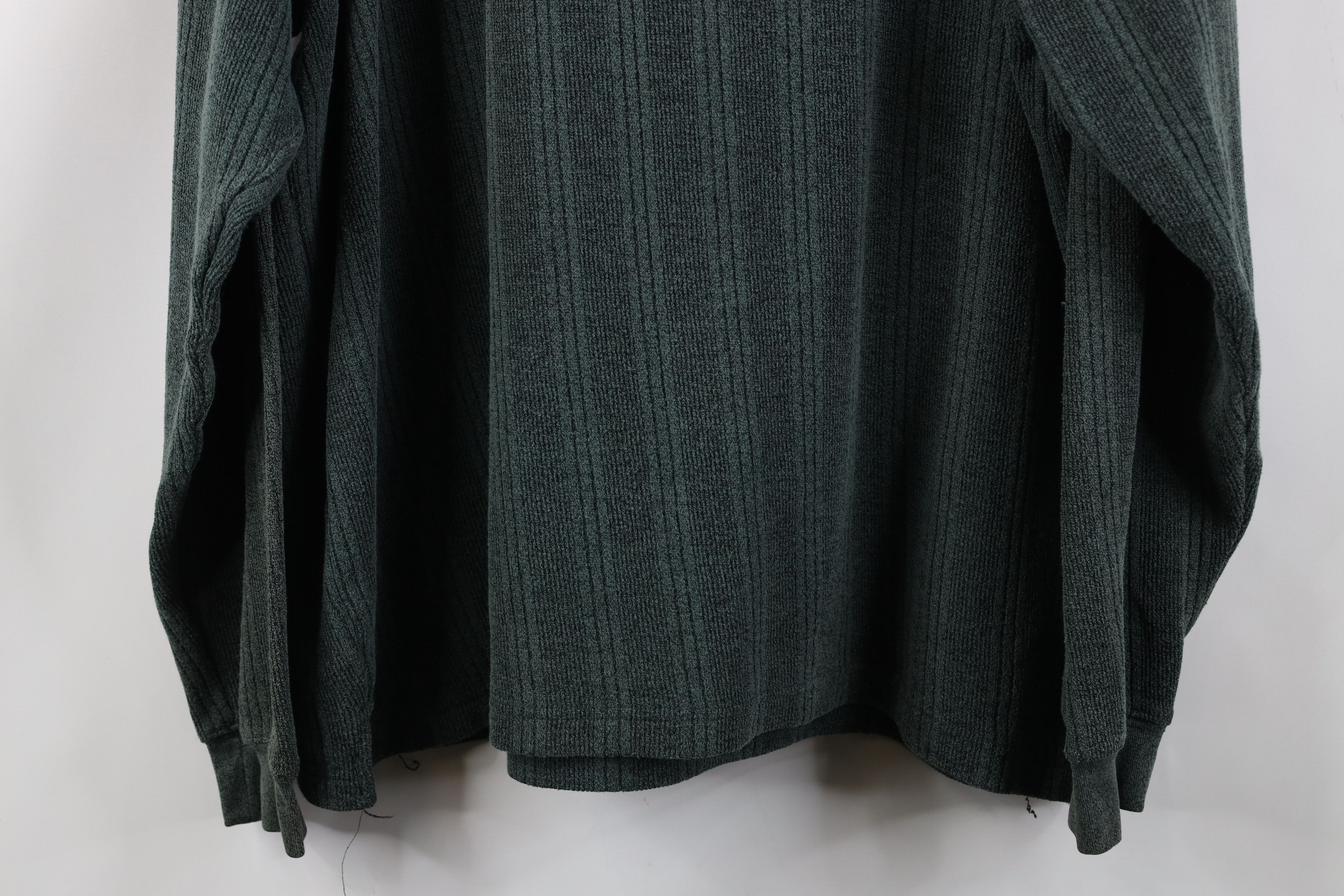 Vintage Vintage 90s Streetwear Ribbed Knit Long Sleeve Rugby Polo Size US XXL / EU 58 / 5 - 13 Thumbnail