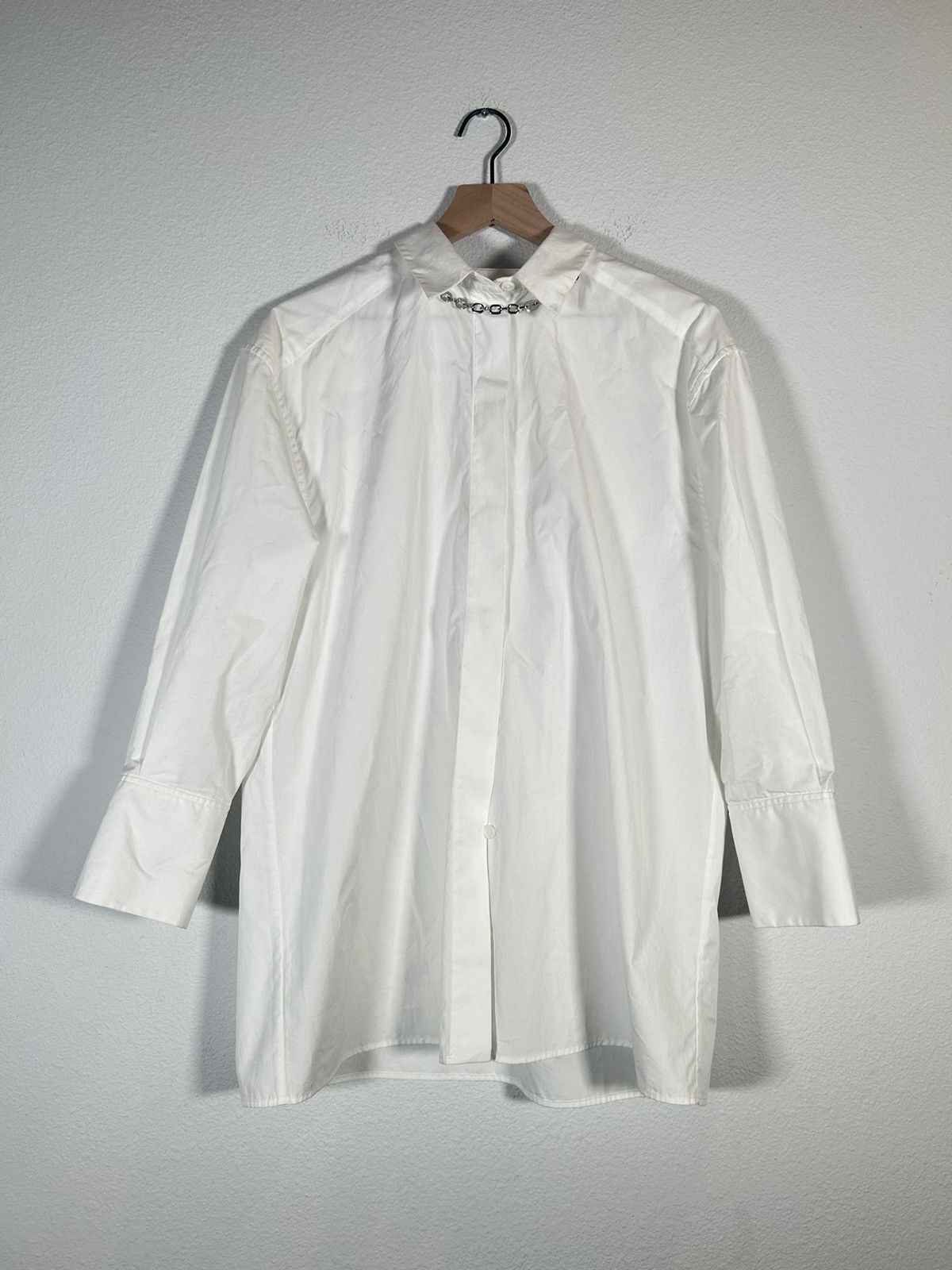 Givenchy SS 23 Chain Necklace 3/4 Button up Size US M / EU 48-50 / 2 - 1 Thumbnail