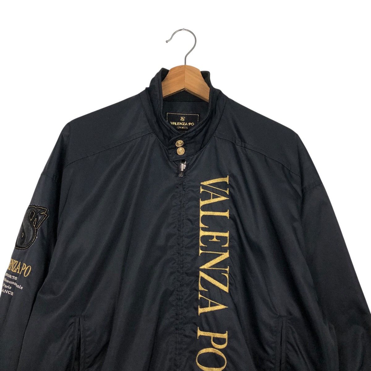 Japanese Brand Vintage Satin Bomber Jacket Valenzia Po Sports Issey Miyake Size US M / EU 48-50 / 2 - 4 Thumbnail