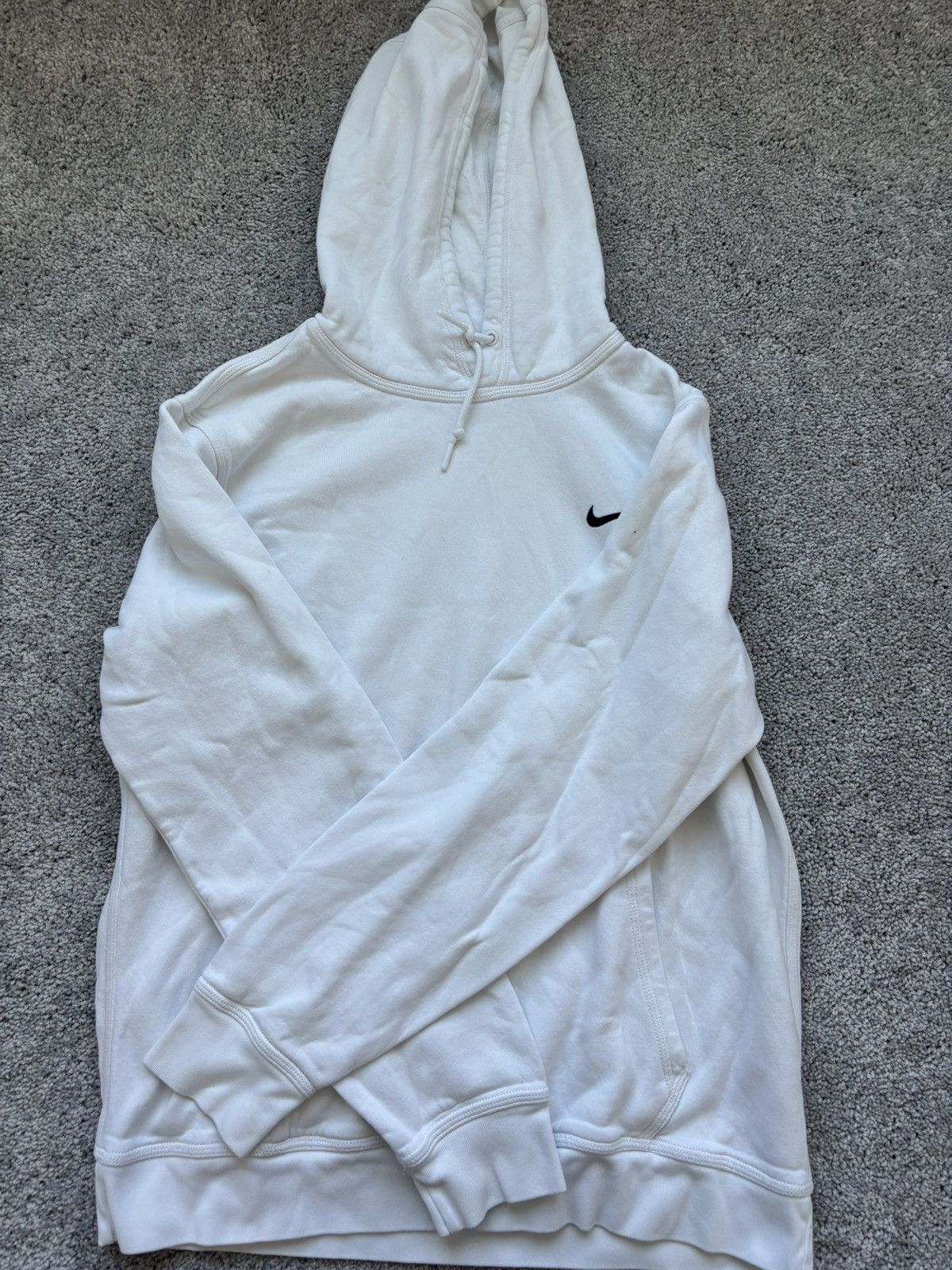 Nike Nike white hoodie Size L / US 10 / IT 46 - 3 Thumbnail