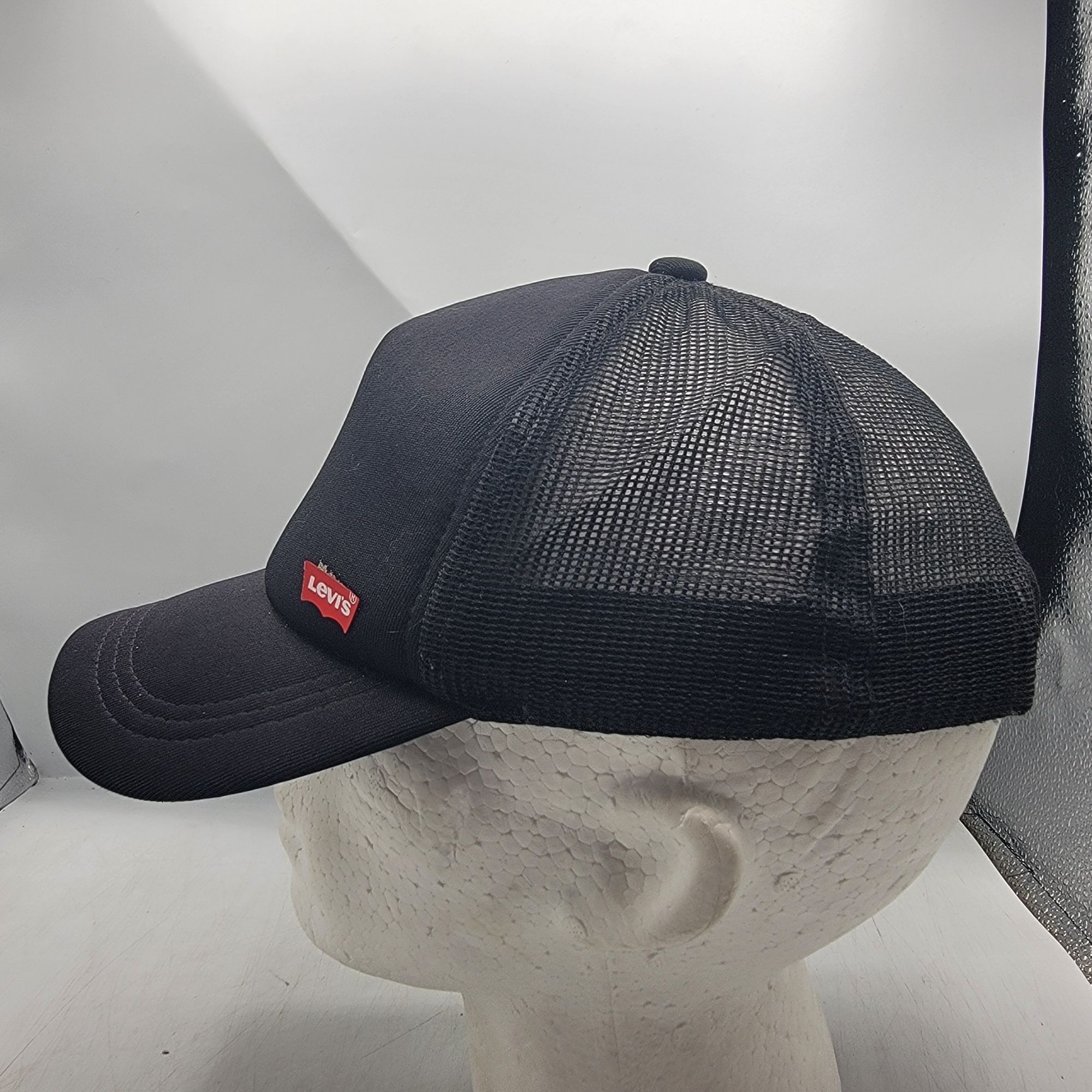 Levi's Levis Adults Black Trucker Hat Casual Adjustable Outdoors Li Size ONE SIZE - 2 Thumbnail