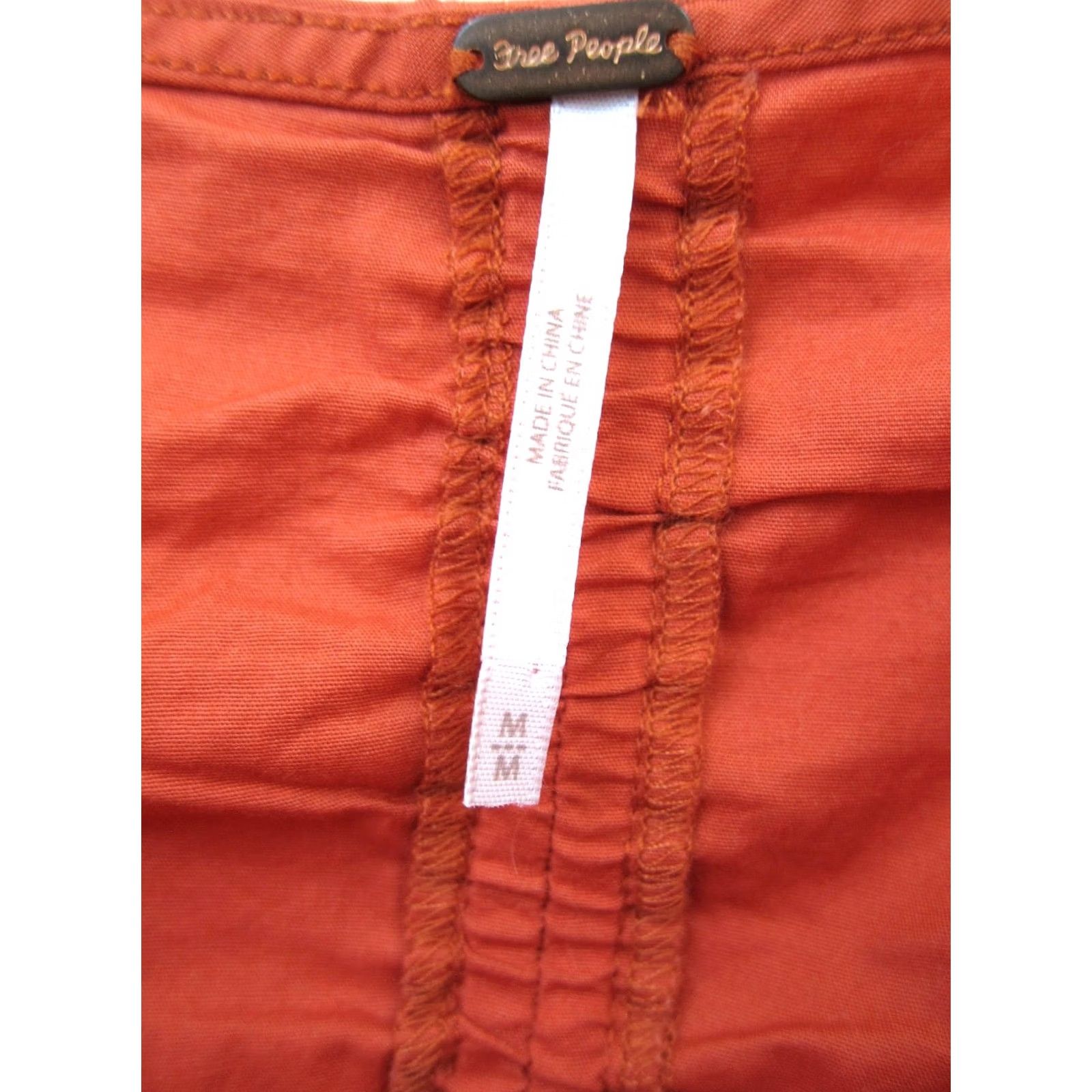 Free People Free People Orange Mini Dress Halter M Dress Size M / US 6-8 / IT 42-44 - 4 Thumbnail