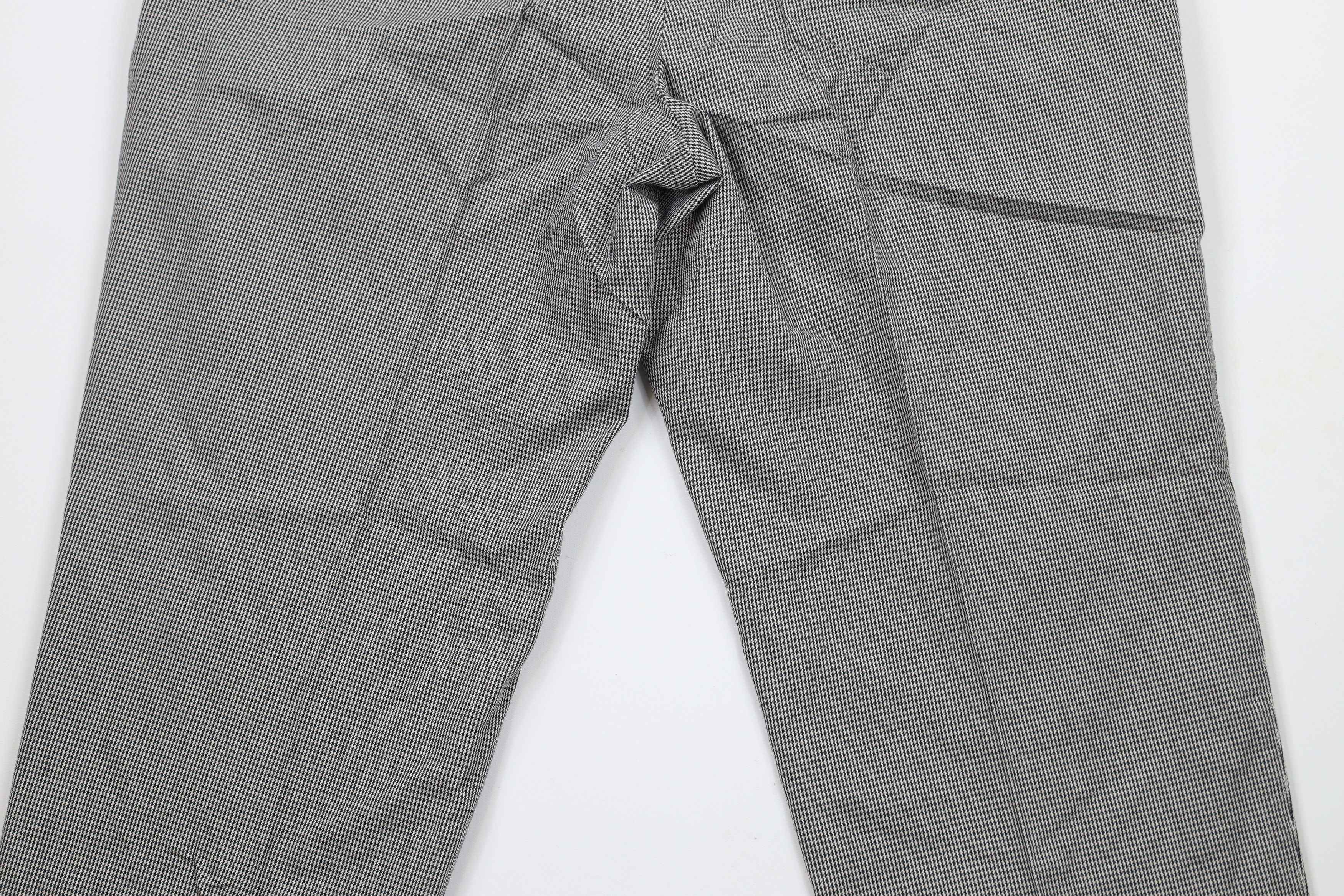Vintage Vintage 90s Streetwear Cuffed Houndstooth Chino Pants Cotton Size US 34 / EU 50 - 11 Thumbnail