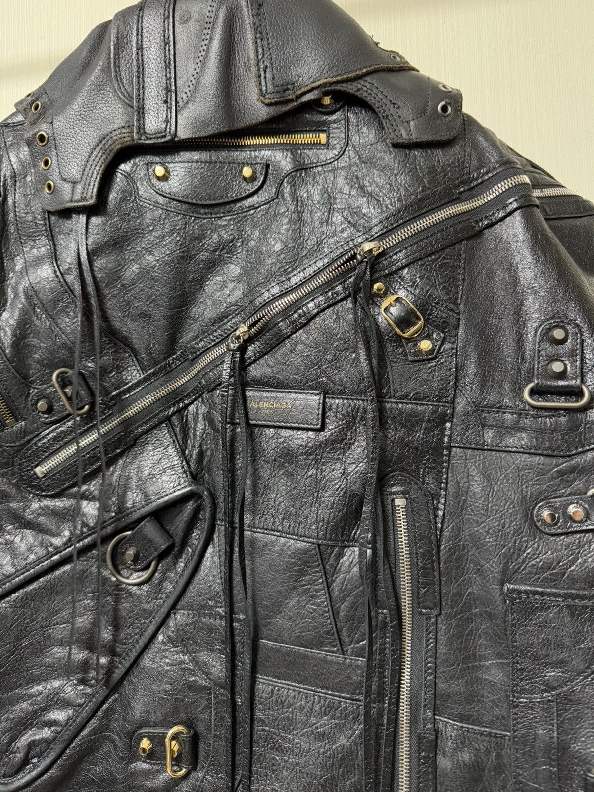 Balenciaga Balenciaga SS21 leather jacket Size US S / EU 44-46 / 1 - 9 Thumbnail