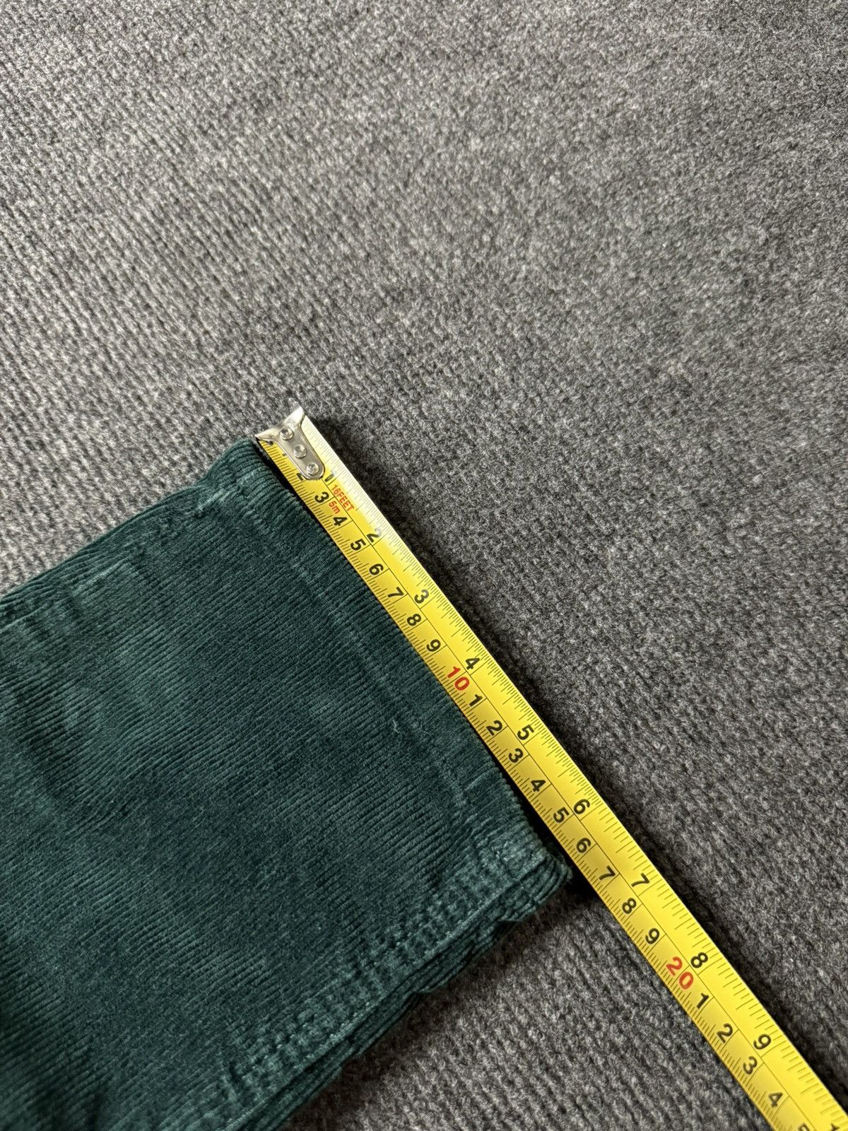 Lee 00s Lee CAROL Corduroy Pants Green Straight Y2K Women W27 Size 27" / US 4 / IT 40 - 19 Thumbnail