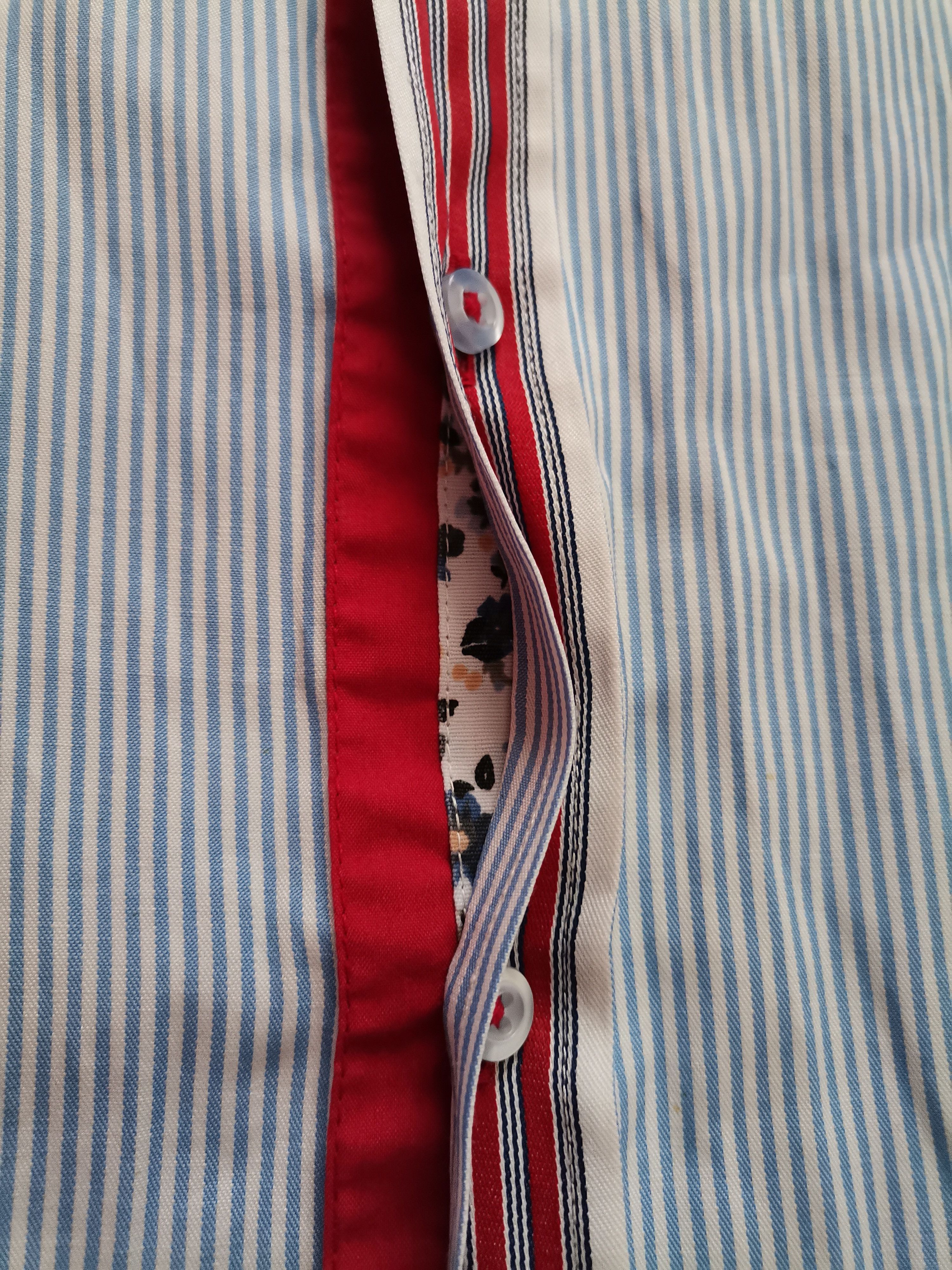 Other Louis Fabel Striped Floral Shirt Size US XL / EU 56 / 4 - 3 Thumbnail