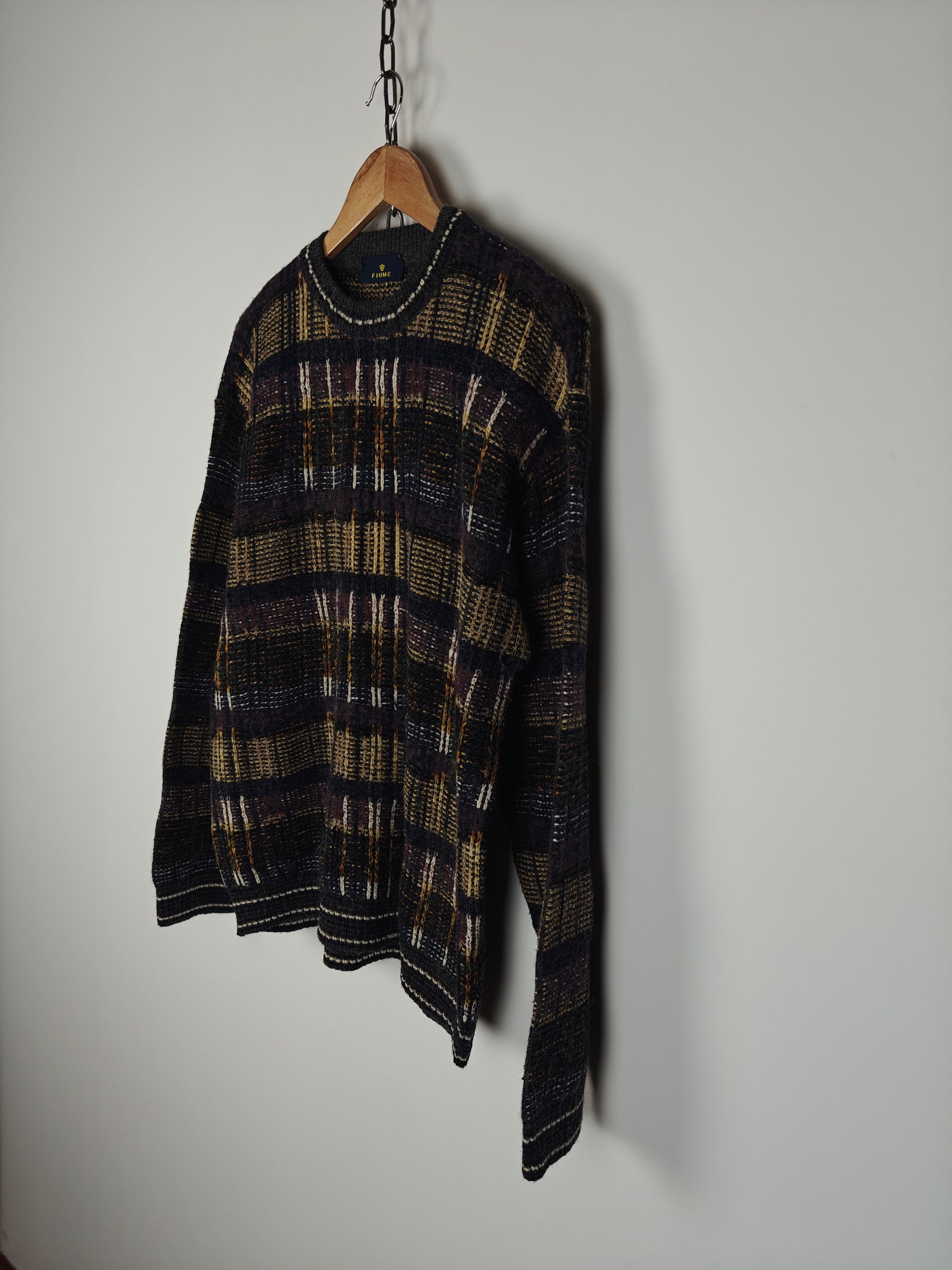 Other Fiume Knit Sweater Italy Pullover Multicolor size IT56 Size US XL / EU 56 / 4 - 5 Thumbnail
