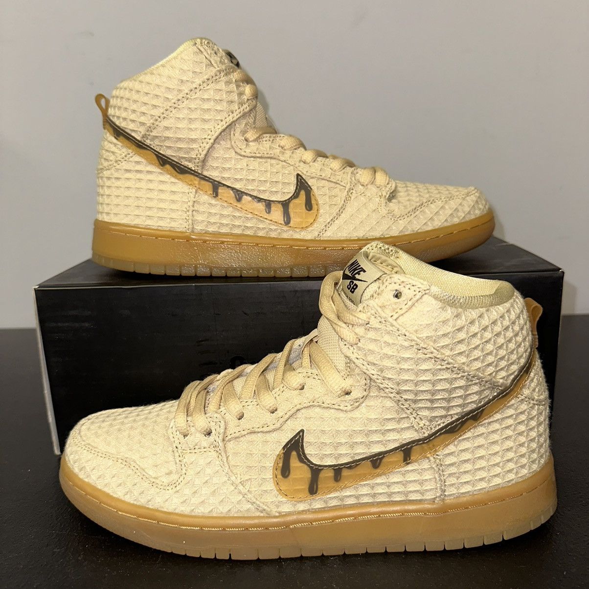Size Nike SB Dunk High Premium Hemp Waffle 2016