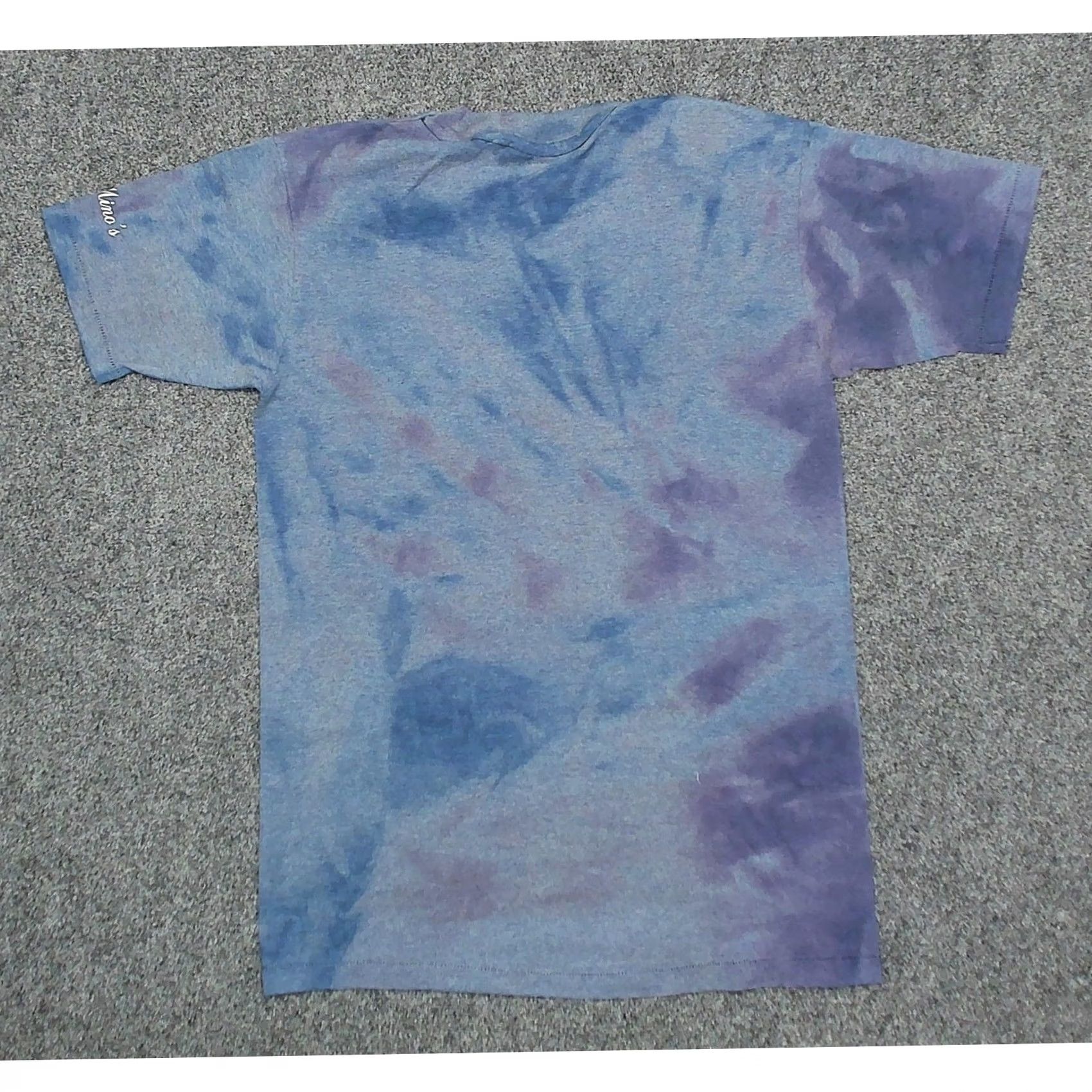Hanes VINTAGE Hanes T-Shirt Streetwear 80s Tie Dye Single Stitch Short Sleeve M Mens Blue Pattern Beer Dartboard Graphic Print Slim Fit Shirt Size US M / EU 48-50 / 2 - 4 Thumbnail