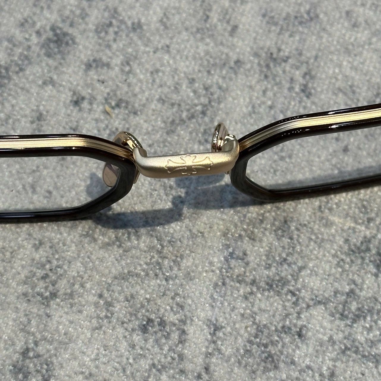 Chrome Hearts CHROME HEARTS STYLIDA CLASSIC BROWN/MATTE GOLD PLATED Size ONE SIZE - 5 Thumbnail