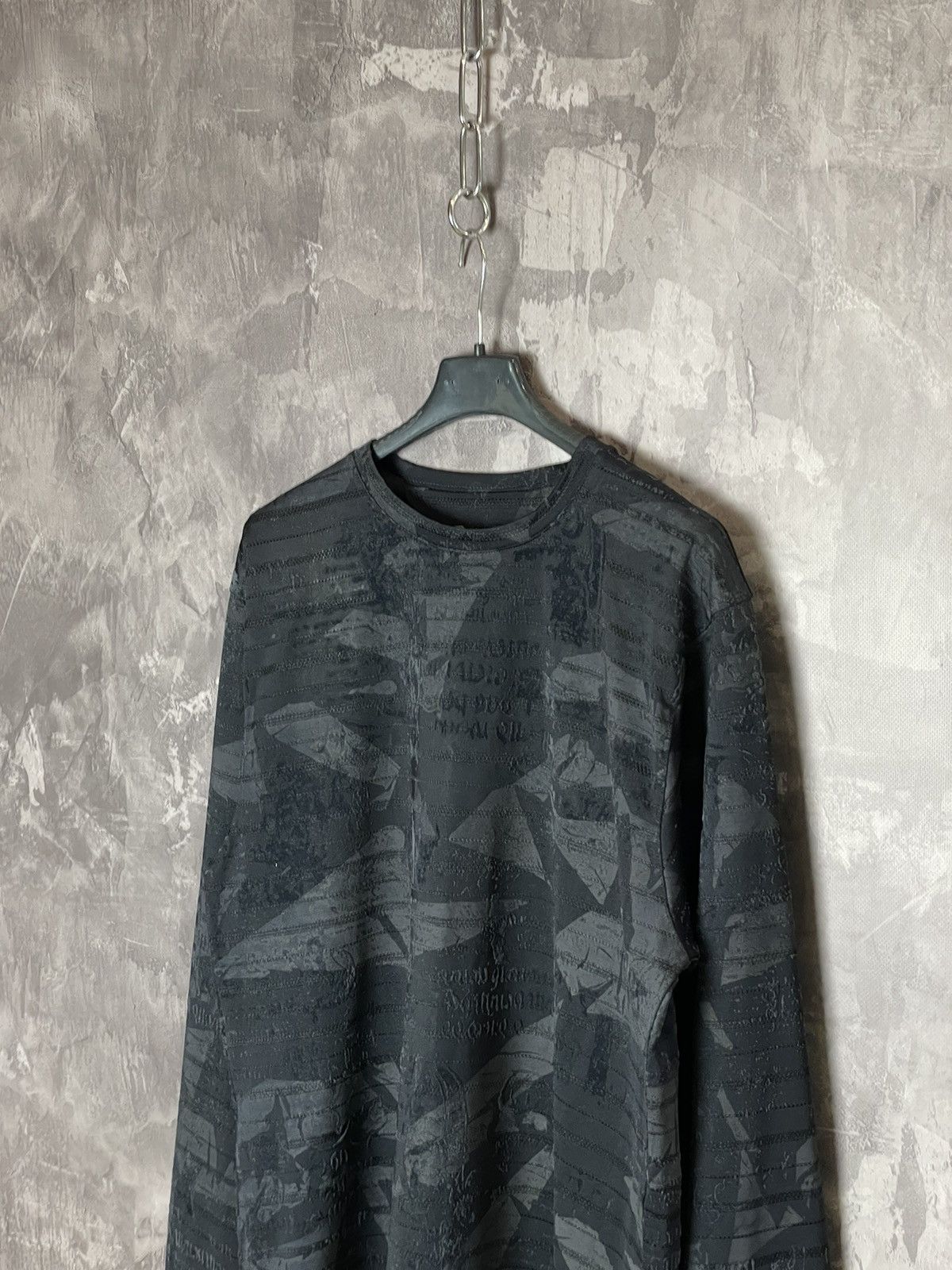 Japanese Brand × Vintage Vintage Jean Paul Gaultier style Overprint Long Sleeve Size US L / EU 52-54 / 3 - 8 Thumbnail