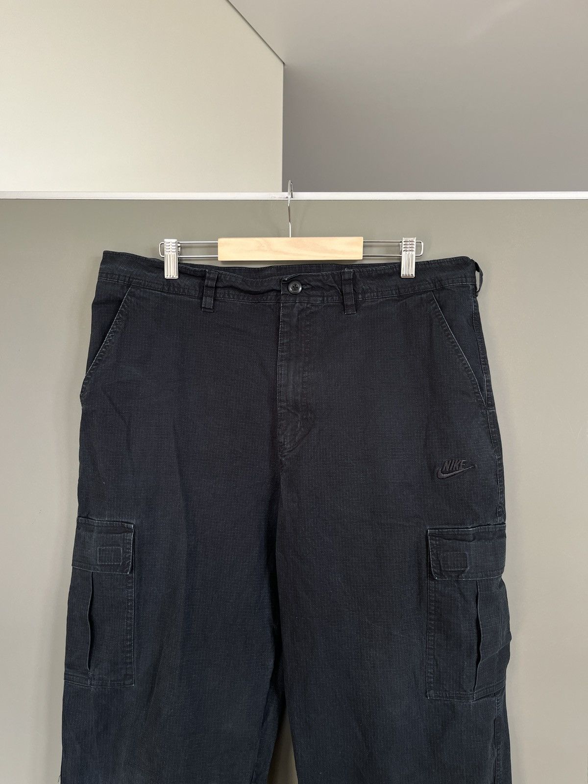 Nike Nike Deep Blue Ripstop Cargo Wide Pants Size US 36 / EU 52 - 3 Thumbnail