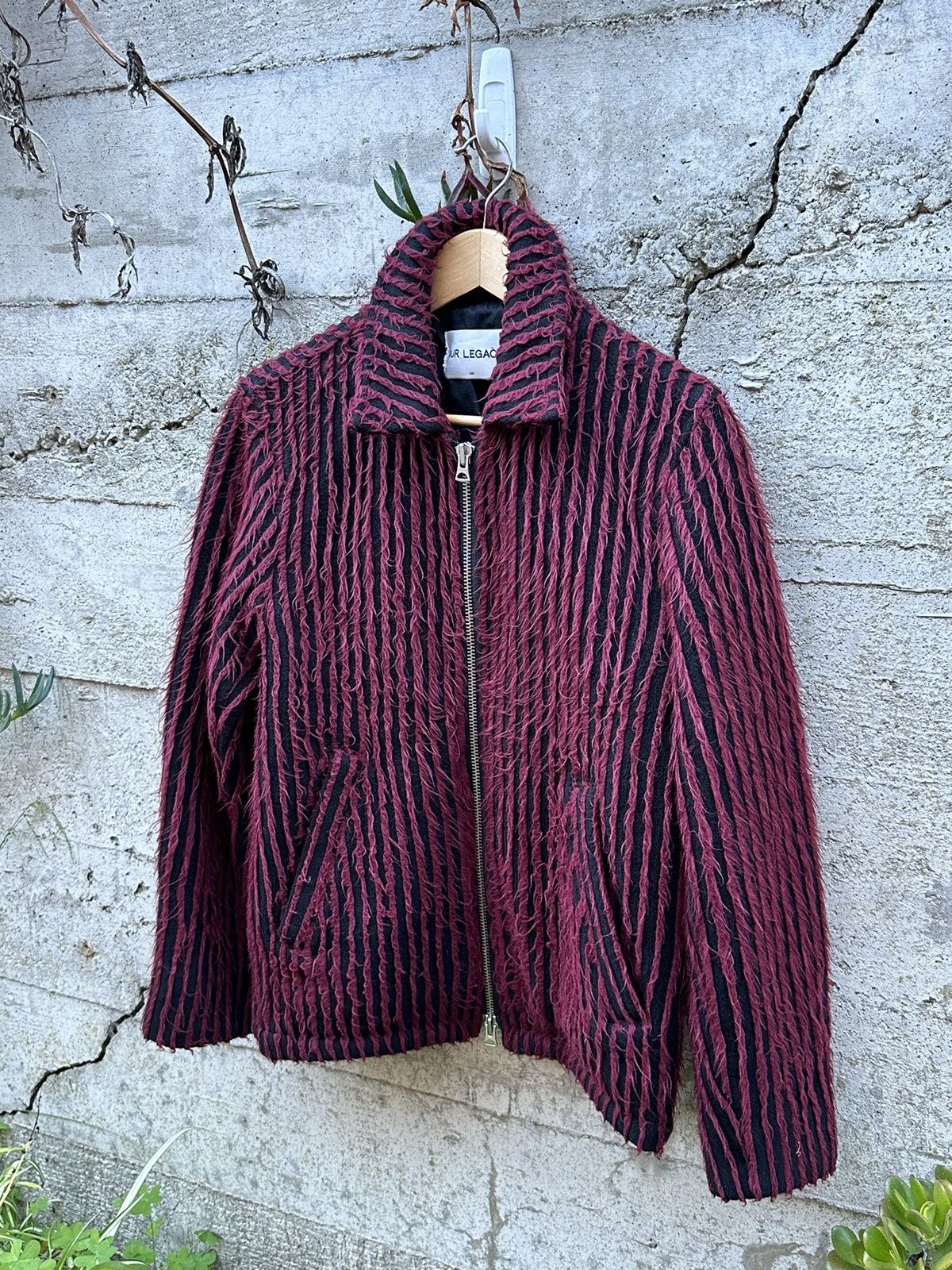 image of Grail Our Legacy Mohair Texturized Fabric Jacket, Men's (Size Medium)