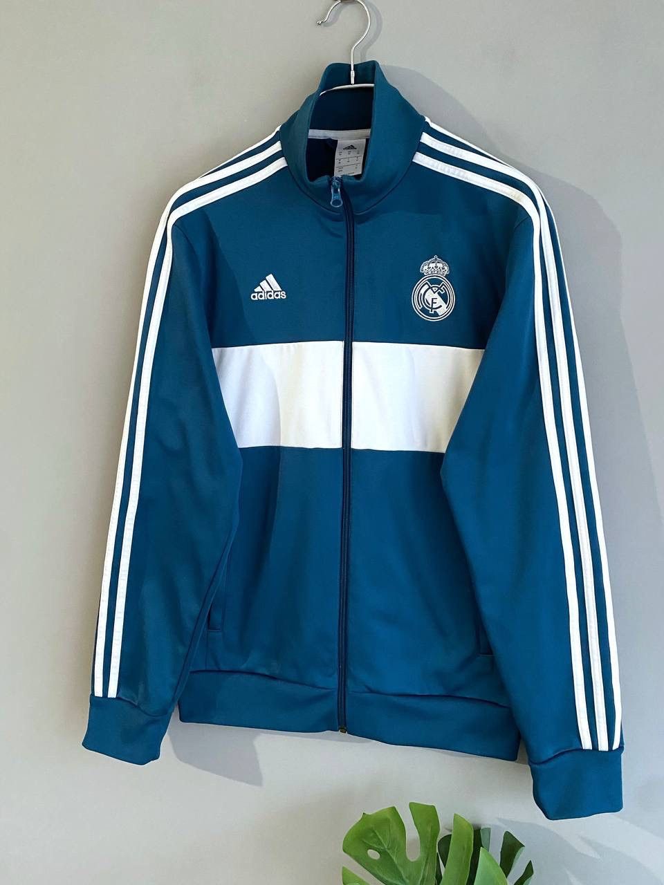 Adidas Real Madrid 2017/18 Pre Match Soccer Track Jacket, M BR2496 Size US M / EU 48-50 / 2 - 2 Thumbnail