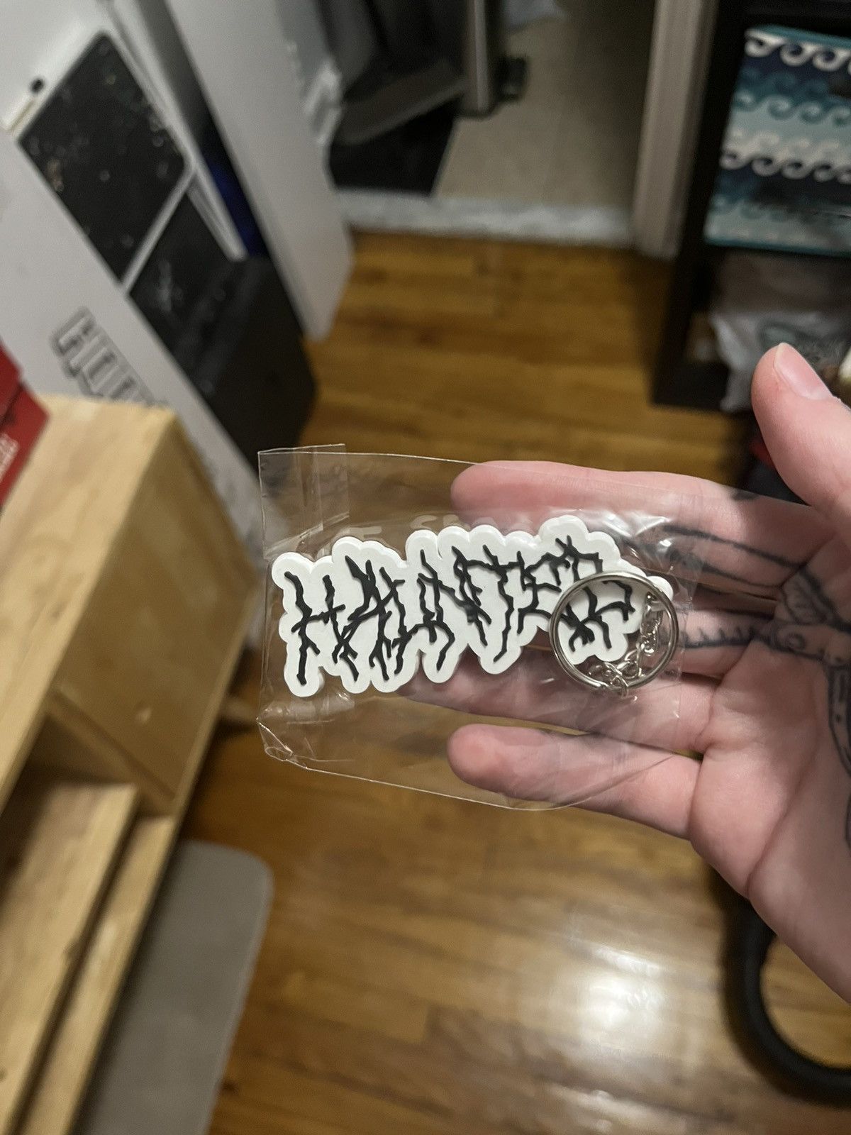 Other Haunted metal logo keychain Size ONE SIZE - 1 Thumbnail