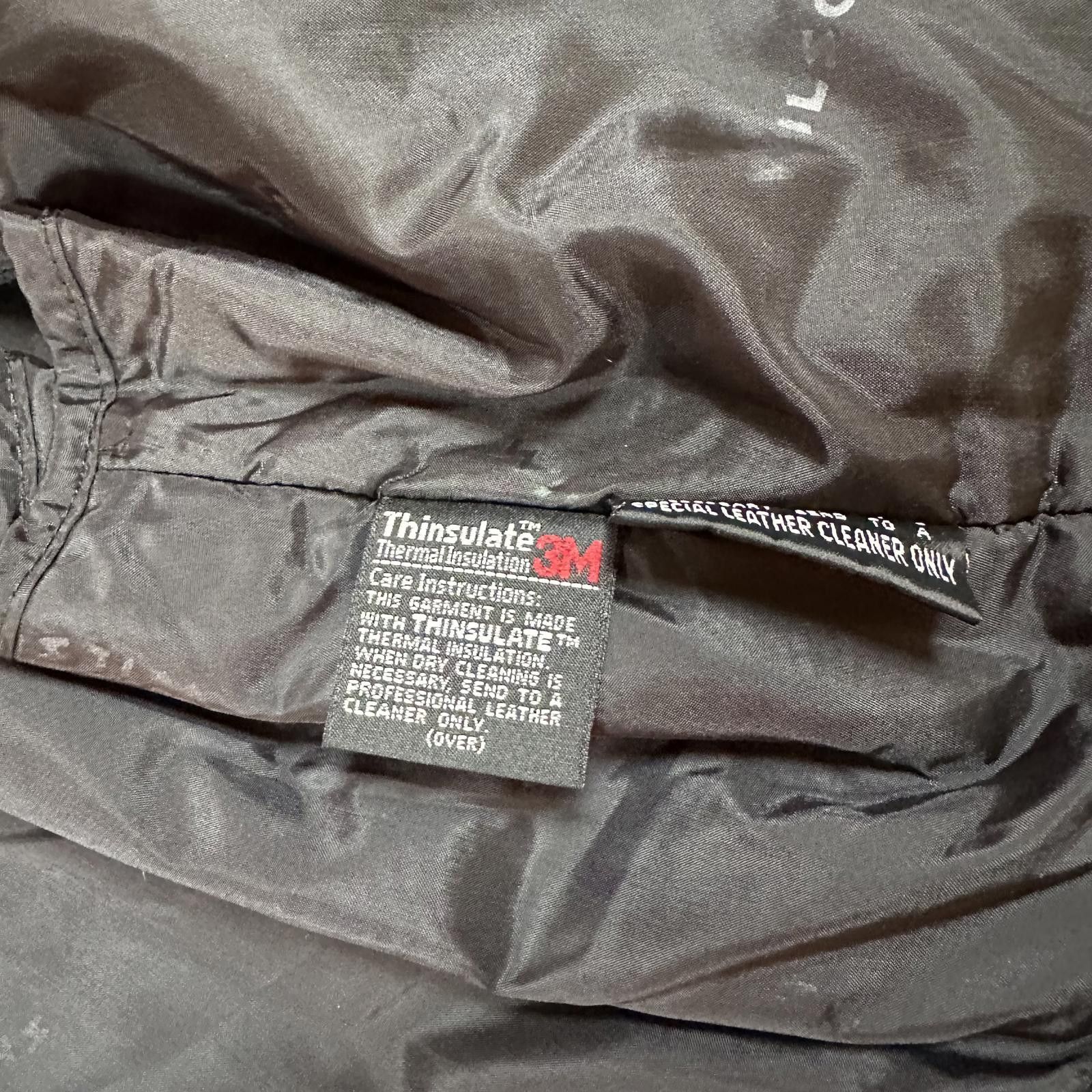 Wilson Wilsons Mens Leather Jacket Medium Black Vintage Thinsulate Size US M / EU 48-50 / 2 - 9 Thumbnail