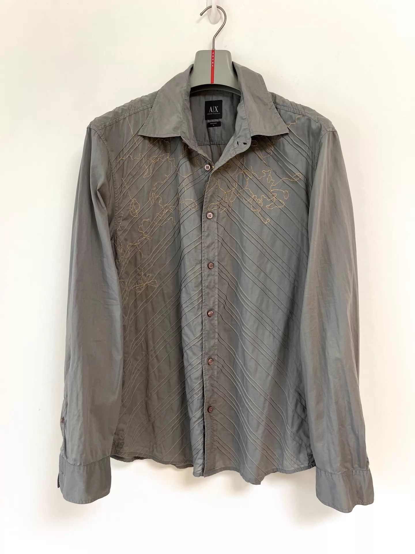 Armani Exchange Armani Exchange Vintage Court Style Shirt 00ss XL Size US XL / EU 56 / 4 - 1 Thumbnail
