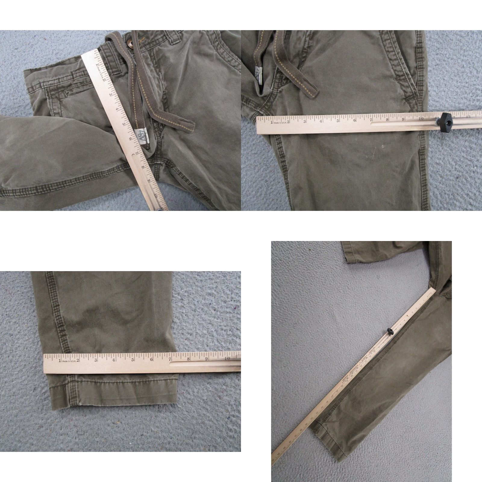 Vintage VINTAGE Aeropostale Pants Men’s 29x30 Khakis Slim Straight Leg Brown Cotton Spandex Casual Mens Size 29 Inseam 30” Size US 29 - 8 Thumbnail