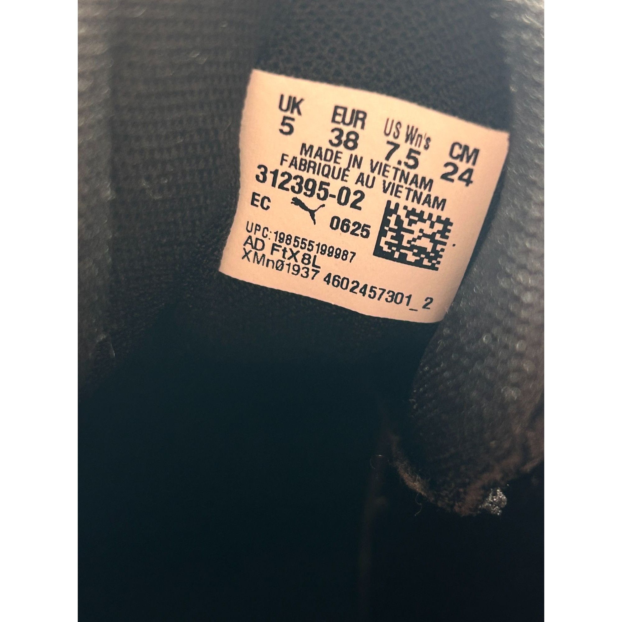 Puma Puma Black Training Sneakers Women 7.5 Lightweight Gym Walki Size US 7.5 / IT 37.5 - 7 Thumbnail