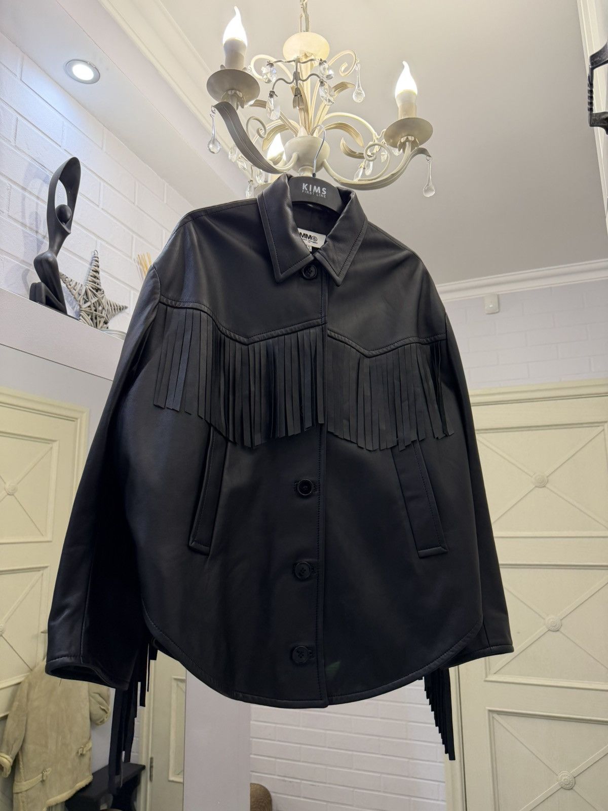 Maison Margiela Maison Margiela Unisex Leather Jacket Size M Size M / US 6-8 / IT 42-44 - 5 Thumbnail