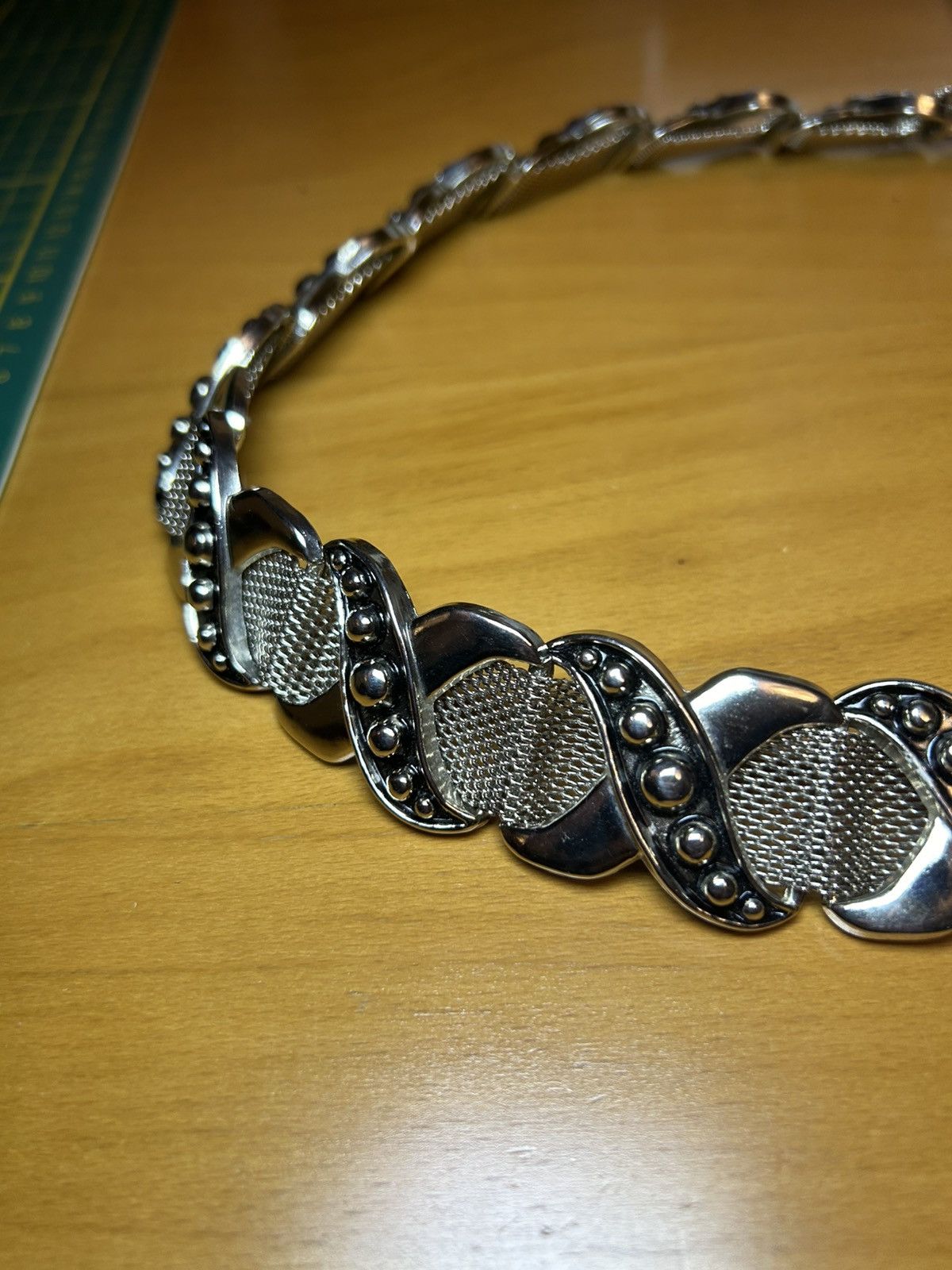 Vintage Vintage Nanni genuine leather “xxx” studded chainmail belt Size ONE SIZE - 18 Thumbnail